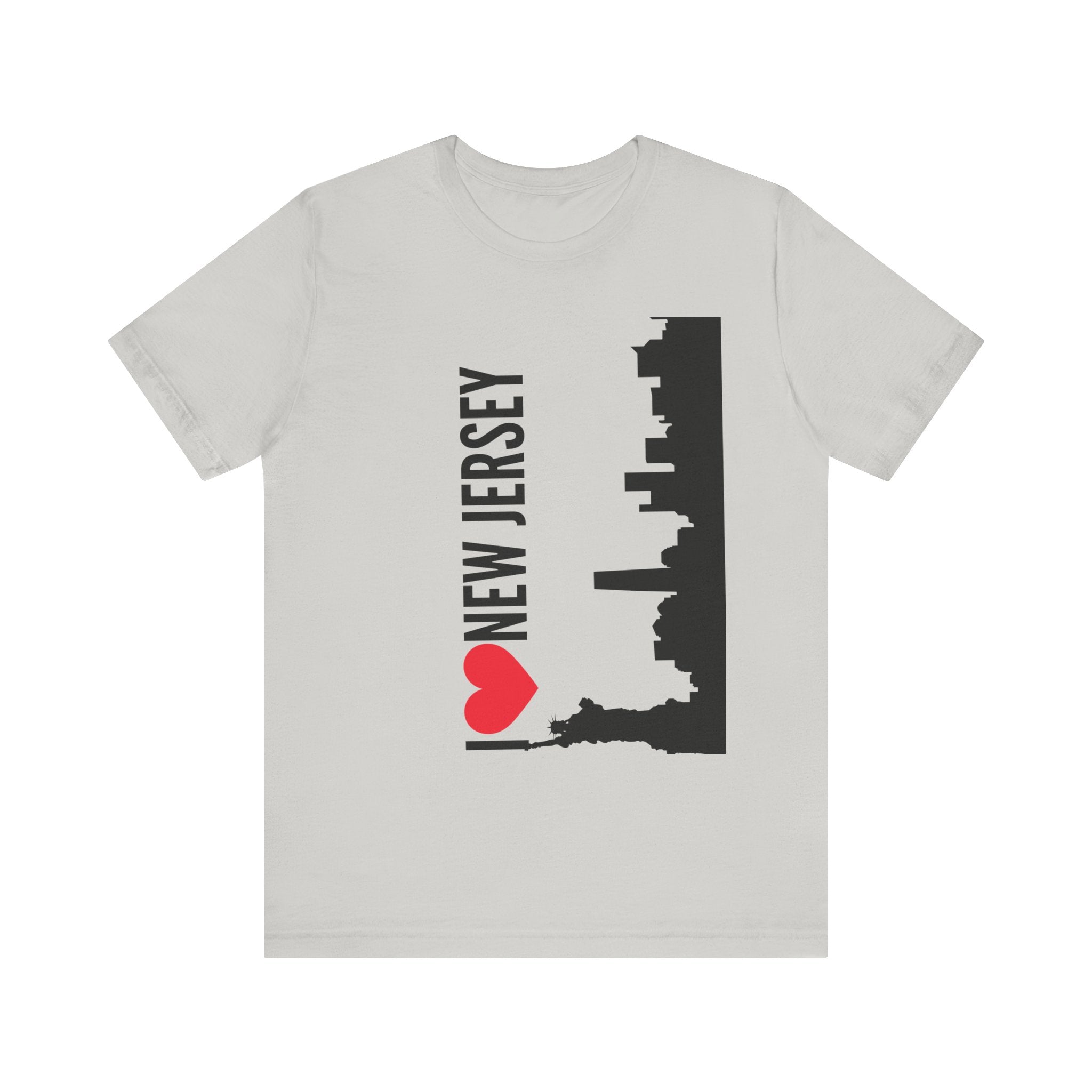 I Love New Jersey Tee - Casual T-Shirt for NJ Lovers, Perfect for Gifts, Travel, Festivals, Everyday Wear and Souvenirs