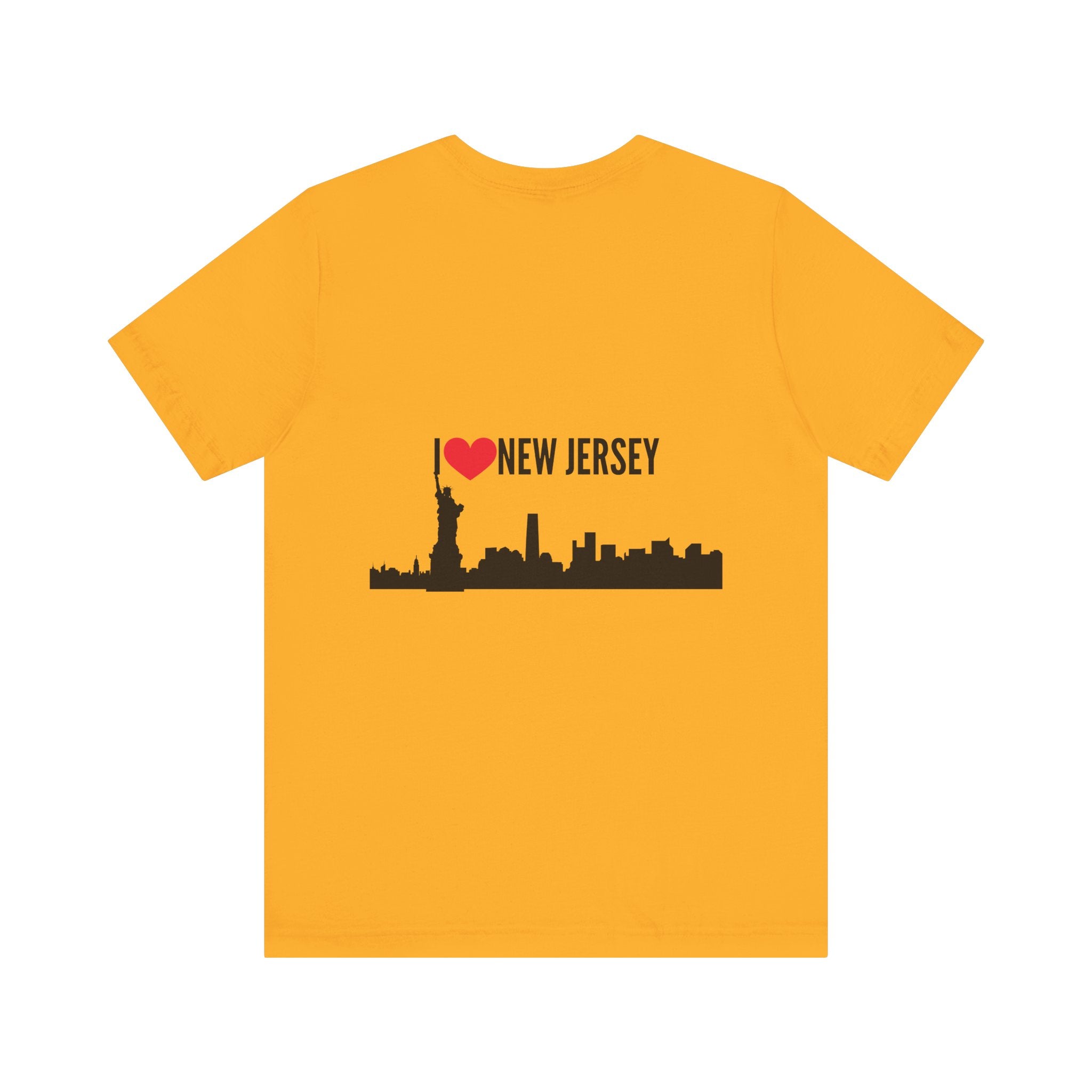 I Love New Jersey Tee - Casual T-Shirt for NJ Lovers, Perfect for Gifts, Travel, Festivals, Everyday Wear and Souvenirs