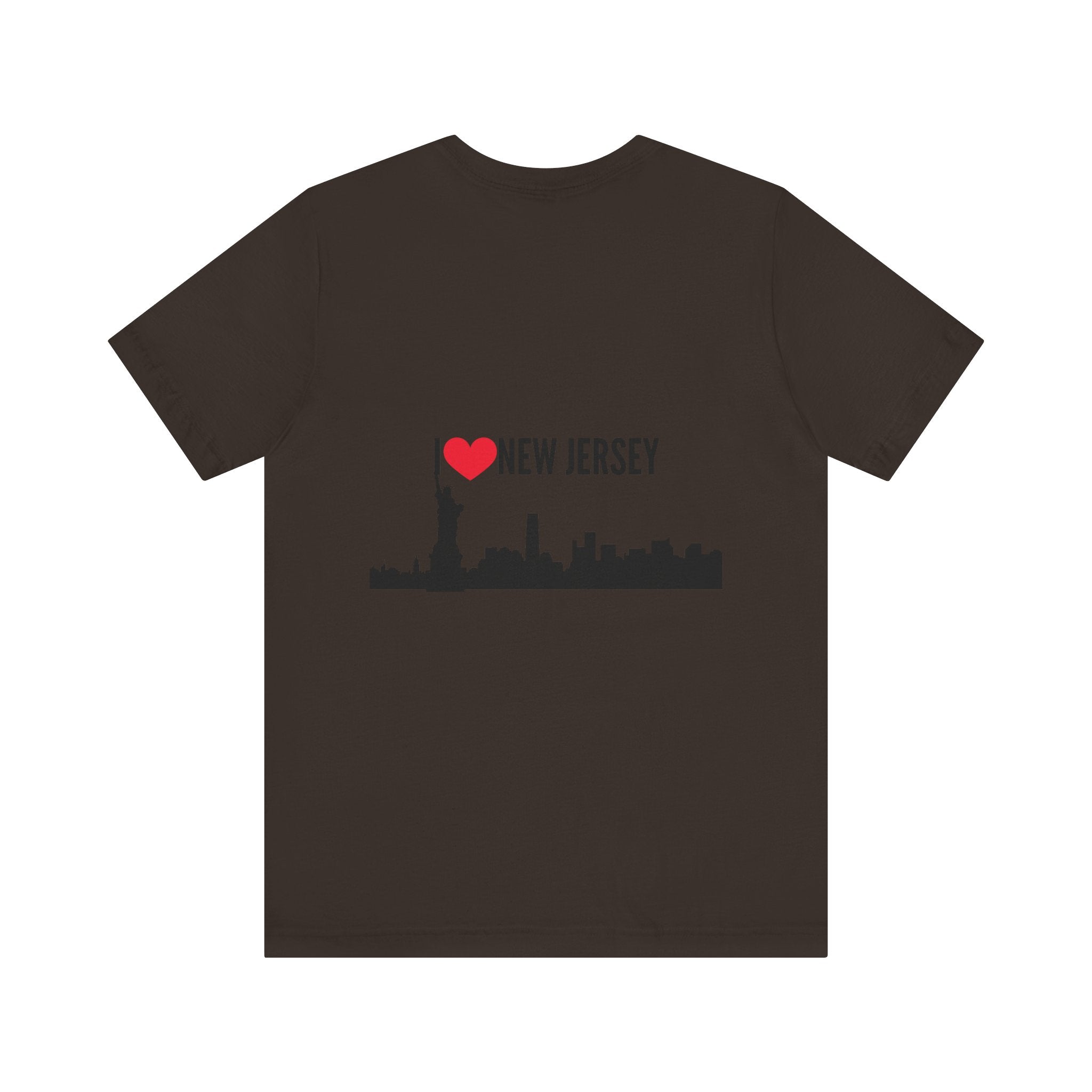 I Love New Jersey Tee - Casual T-Shirt for NJ Lovers, Perfect for Gifts, Travel, Festivals, Everyday Wear and Souvenirs