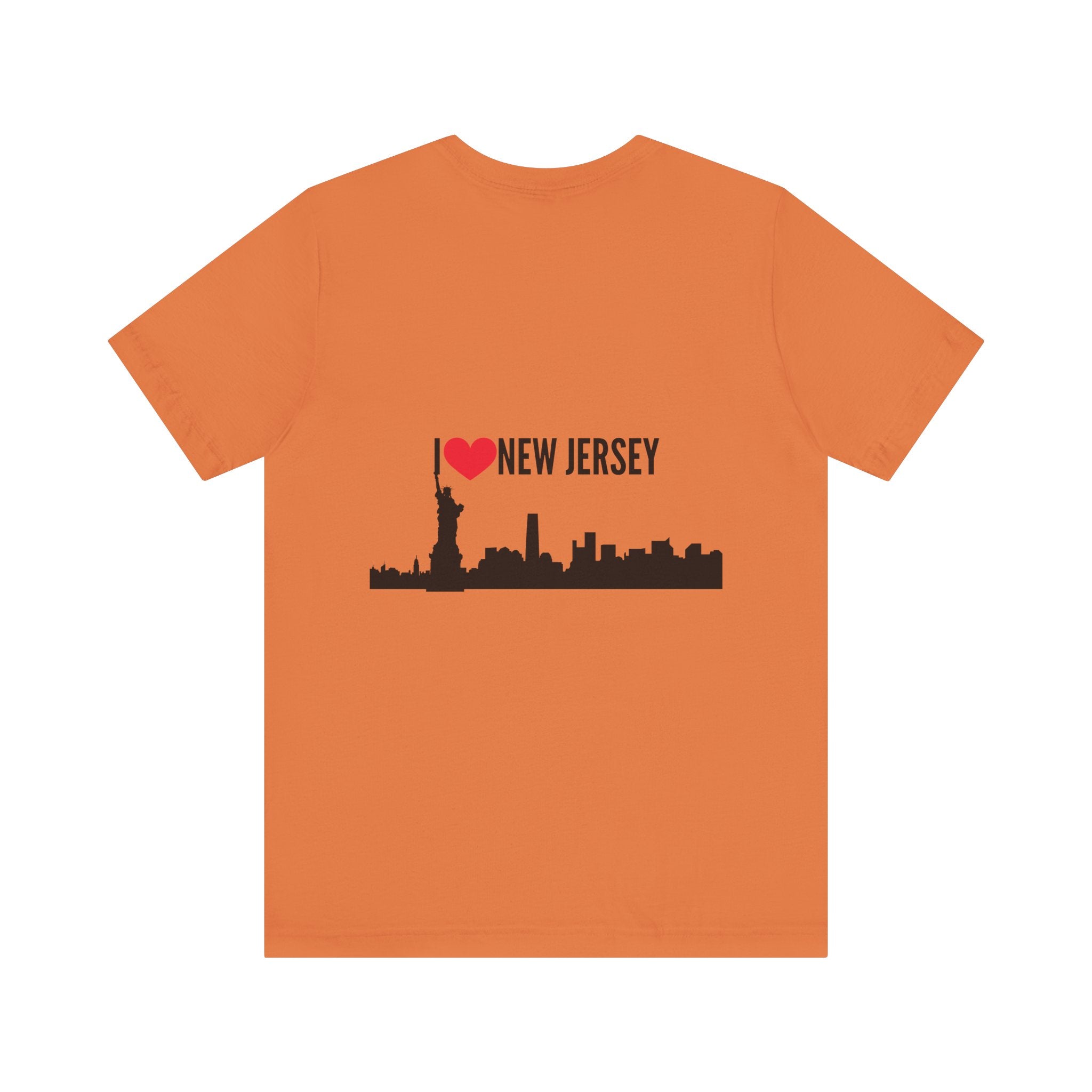 I Love New Jersey Tee - Casual T-Shirt for NJ Lovers, Perfect for Gifts, Travel, Festivals, Everyday Wear and Souvenirs