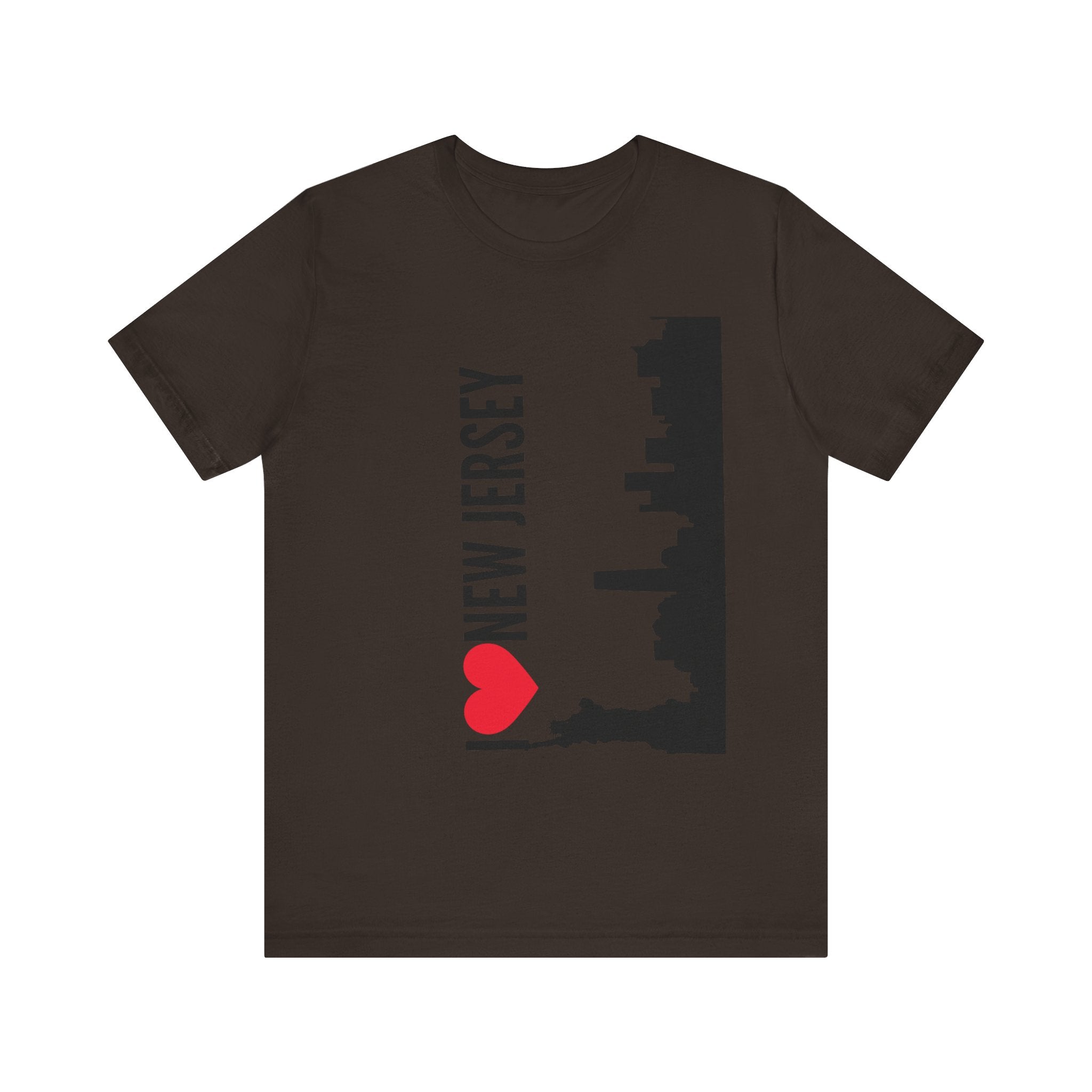 I Love New Jersey Tee - Casual T-Shirt for NJ Lovers, Perfect for Gifts, Travel, Festivals, Everyday Wear and Souvenirs