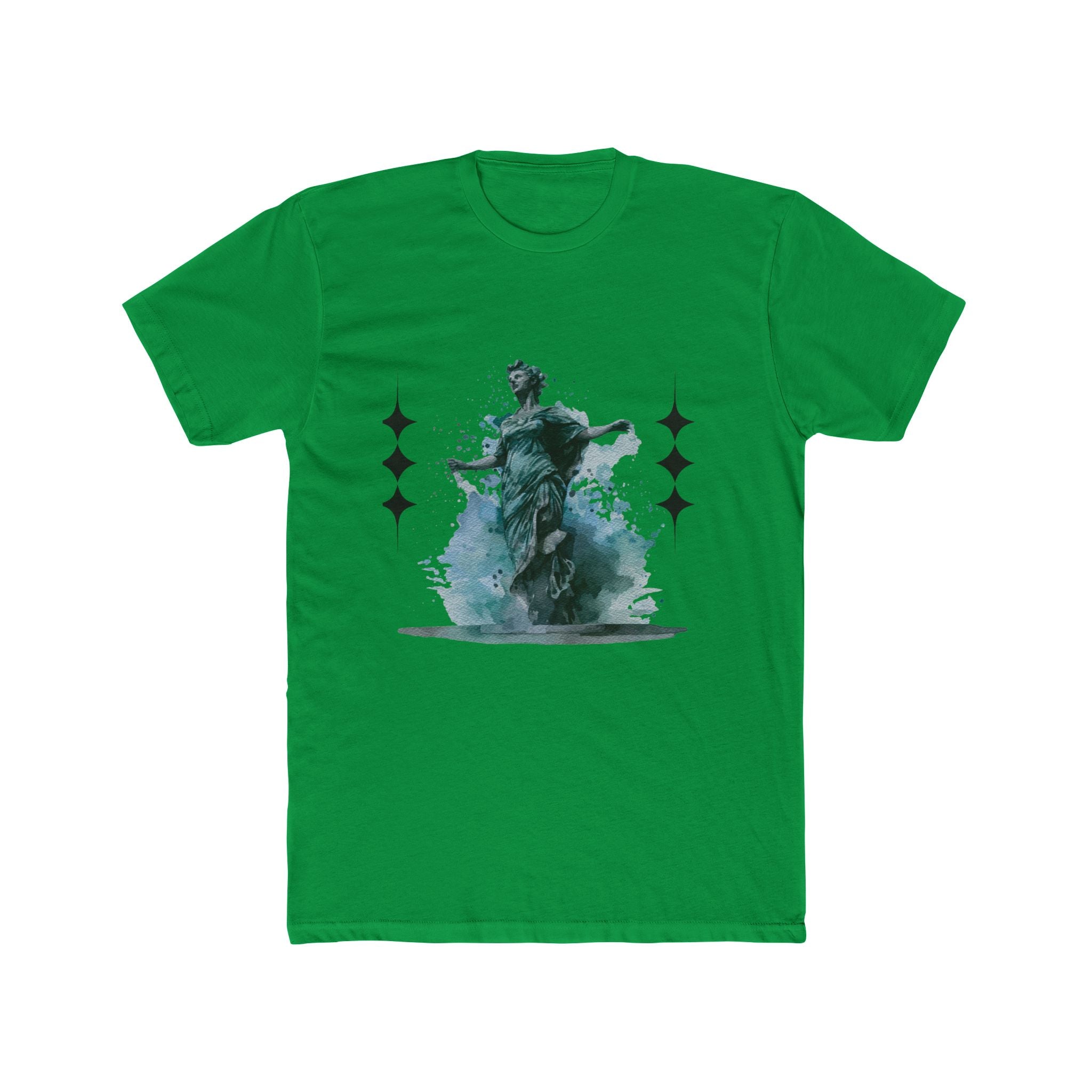 Artistic Unisex Cotton Crew Tee - Vintage Inspired Graphic T-Shirt, Casual Wear, Gift for Art Lovers, Stylish Everyday Tee, Unique Design
