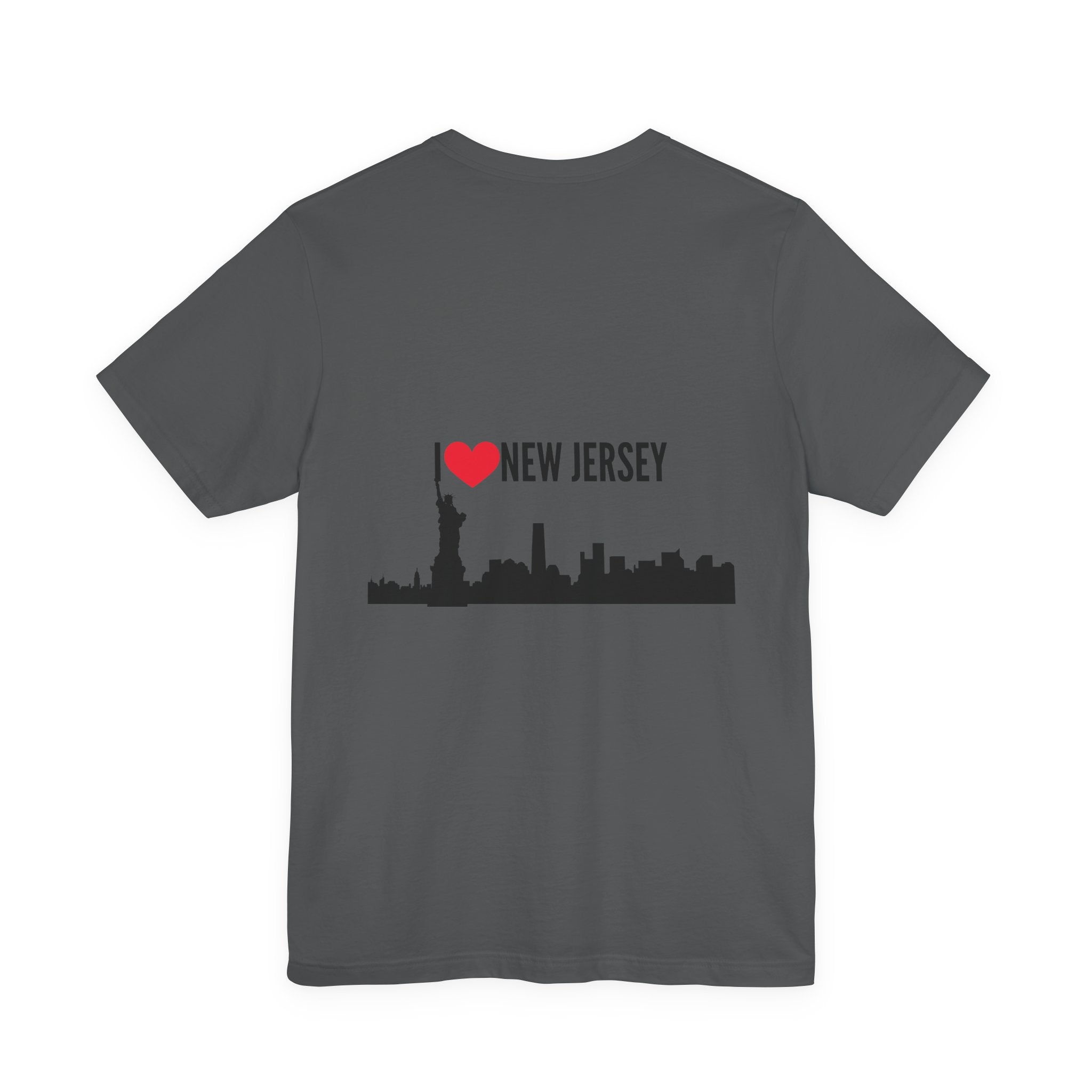 I Love New Jersey Tee - Casual T-Shirt for NJ Lovers, Perfect for Gifts, Travel, Festivals, Everyday Wear and Souvenirs