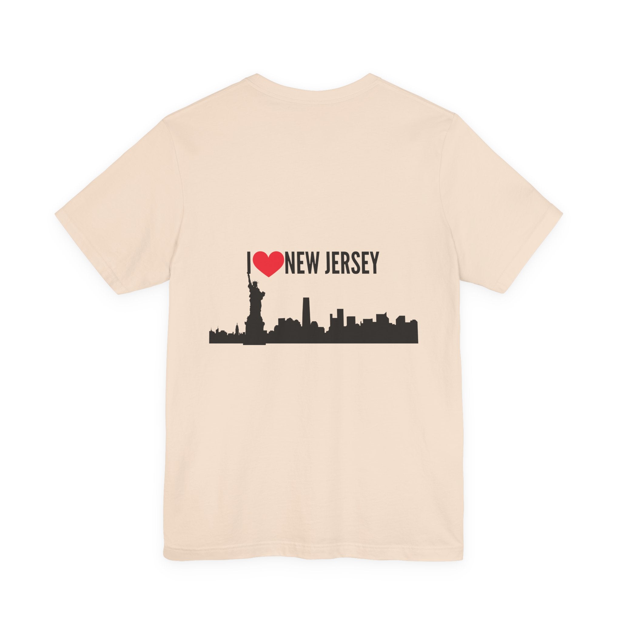 I Love New Jersey Tee - Casual T-Shirt for NJ Lovers, Perfect for Gifts, Travel, Festivals, Everyday Wear and Souvenirs