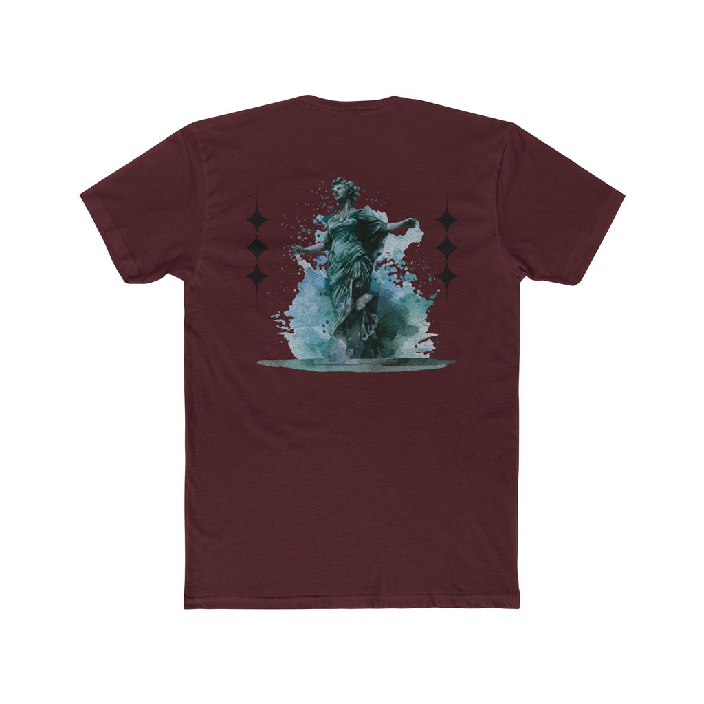 Artistic Unisex Cotton Crew Tee - Vintage Inspired Graphic T-Shirt, Casual Wear, Gift for Art Lovers, Stylish Everyday Tee, Unique Design