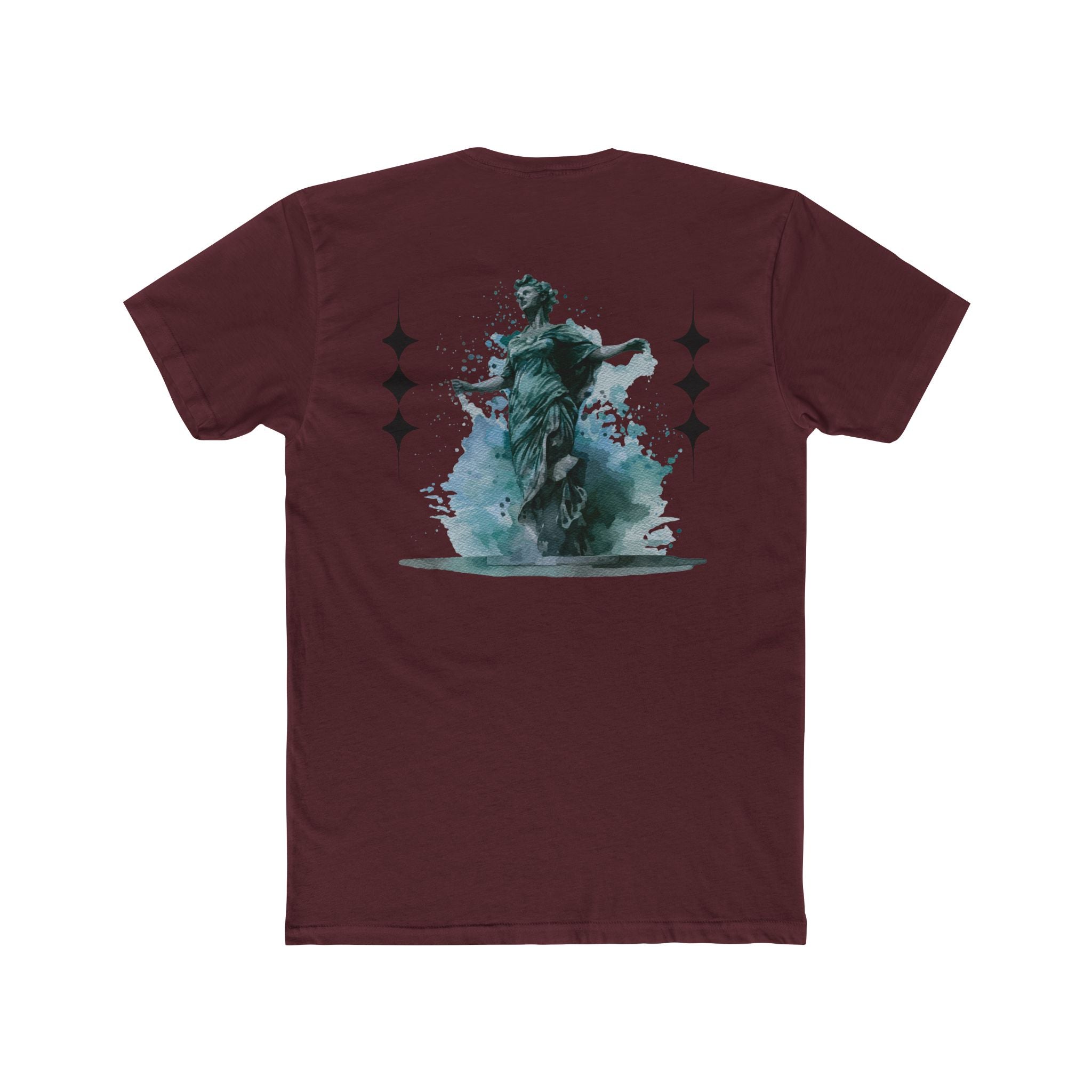 Artistic Unisex Cotton Crew Tee - Vintage Inspired Graphic T-Shirt, Casual Wear, Gift for Art Lovers, Stylish Everyday Tee, Unique Design