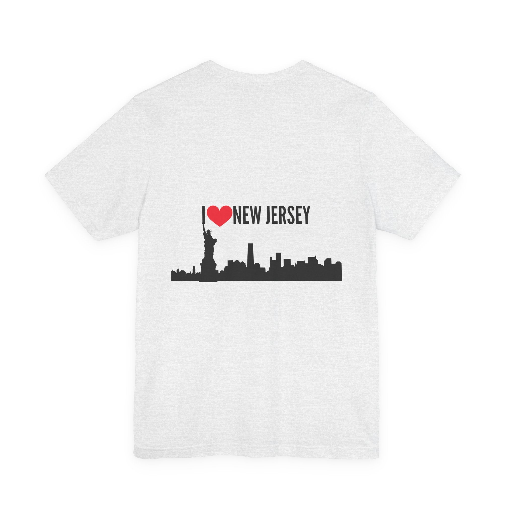 I Love New Jersey Tee - Casual T-Shirt for NJ Lovers, Perfect for Gifts, Travel, Festivals, Everyday Wear and Souvenirs