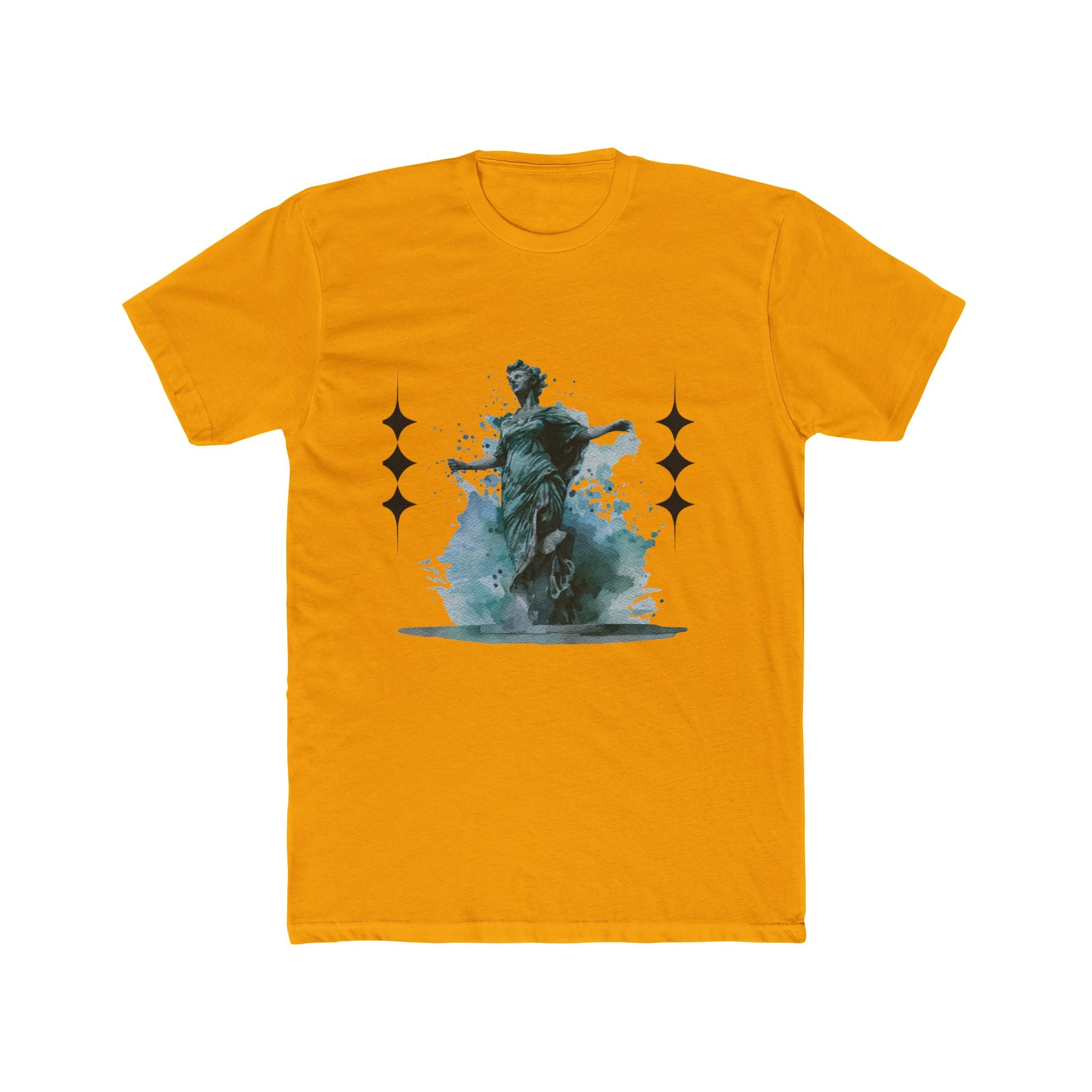 Artistic Unisex Cotton Crew Tee - Vintage Inspired Graphic T-Shirt, Casual Wear, Gift for Art Lovers, Stylish Everyday Tee, Unique Design