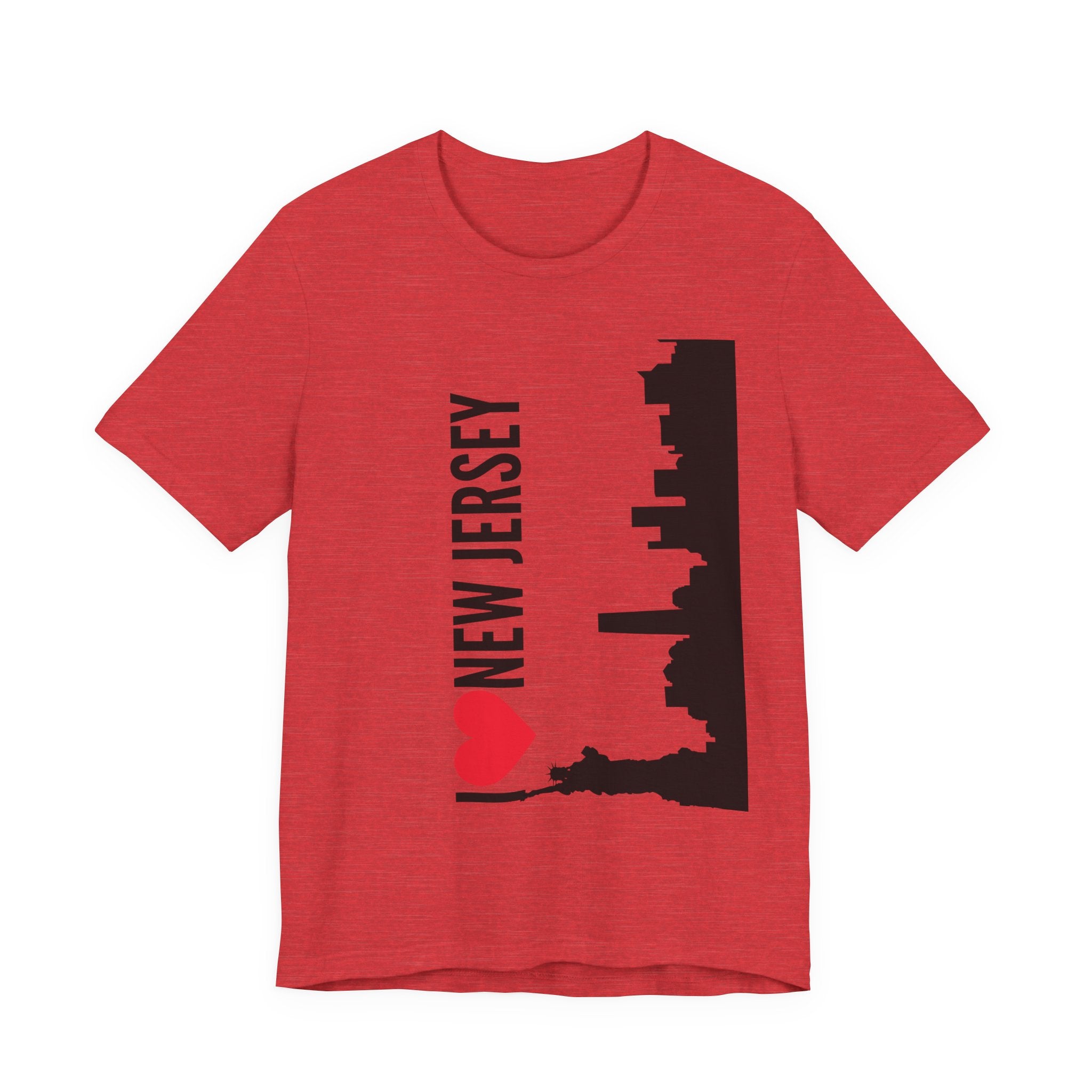 I Love New Jersey Tee - Casual T-Shirt for NJ Lovers, Perfect for Gifts, Travel, Festivals, Everyday Wear and Souvenirs