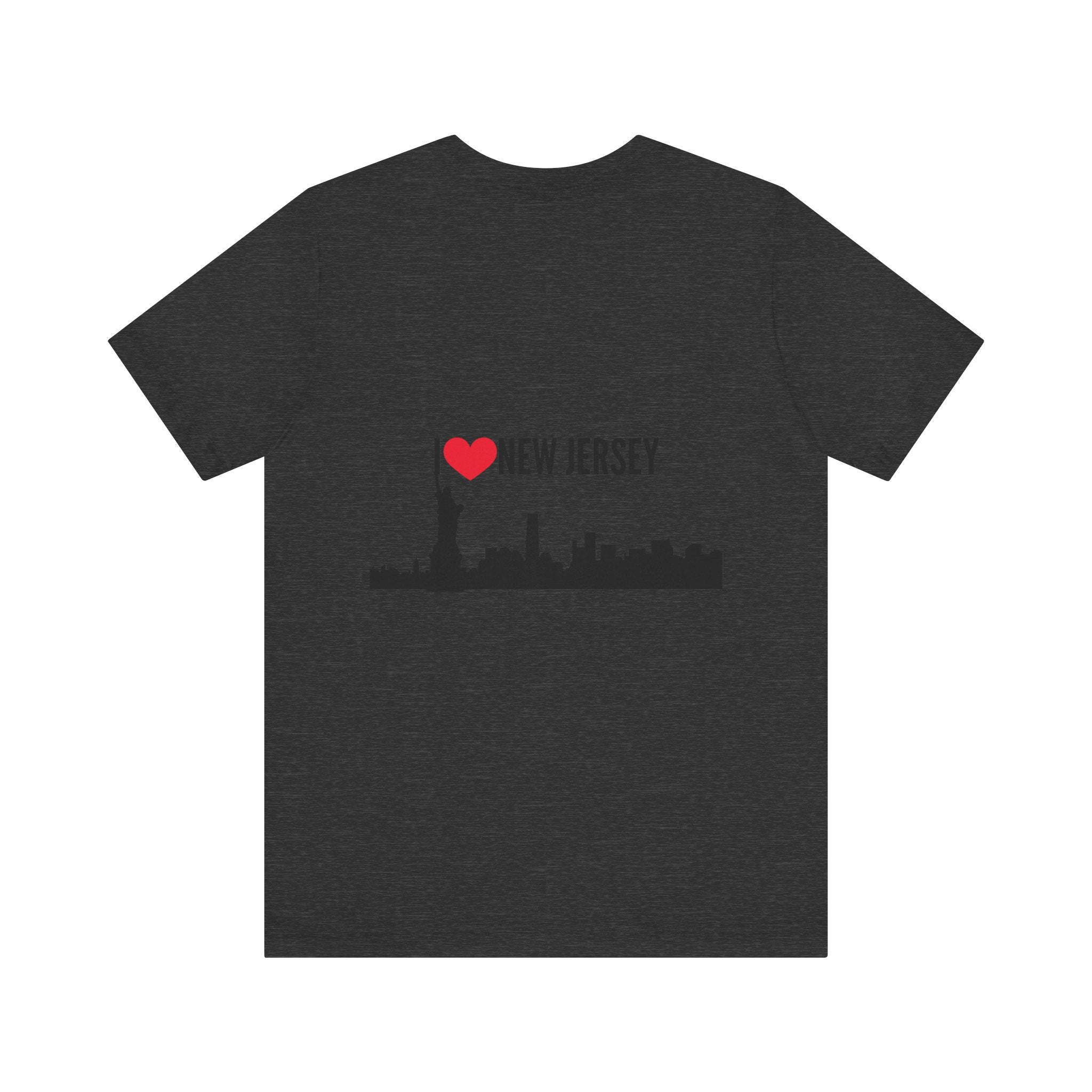 I Love New Jersey Tee - Casual T-Shirt for NJ Lovers, Perfect for Gifts, Travel, Festivals, Everyday Wear and Souvenirs