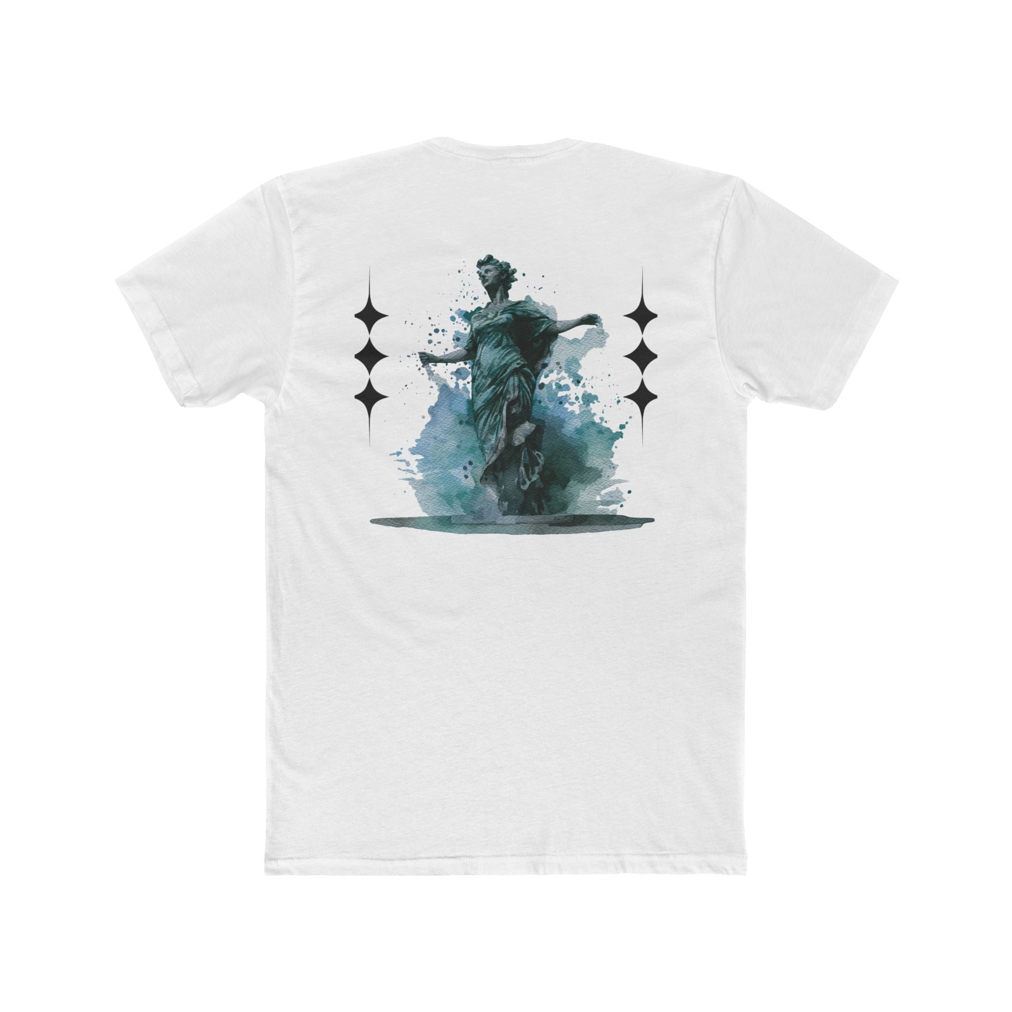 Artistic Unisex Cotton Crew Tee - Vintage Inspired Graphic T-Shirt, Casual Wear, Gift for Art Lovers, Stylish Everyday Tee, Unique Design