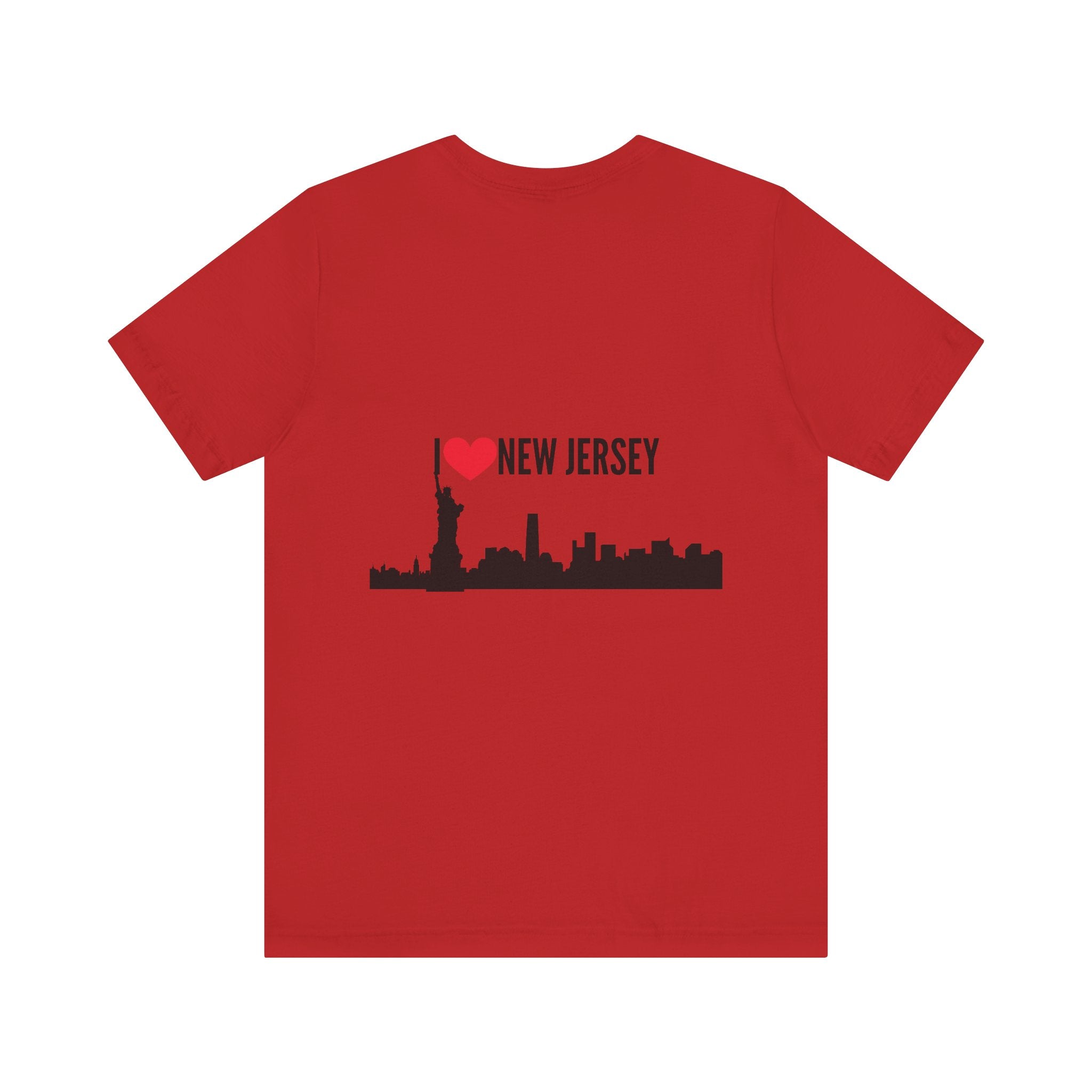 I Love New Jersey Tee - Casual T-Shirt for NJ Lovers, Perfect for Gifts, Travel, Festivals, Everyday Wear and Souvenirs