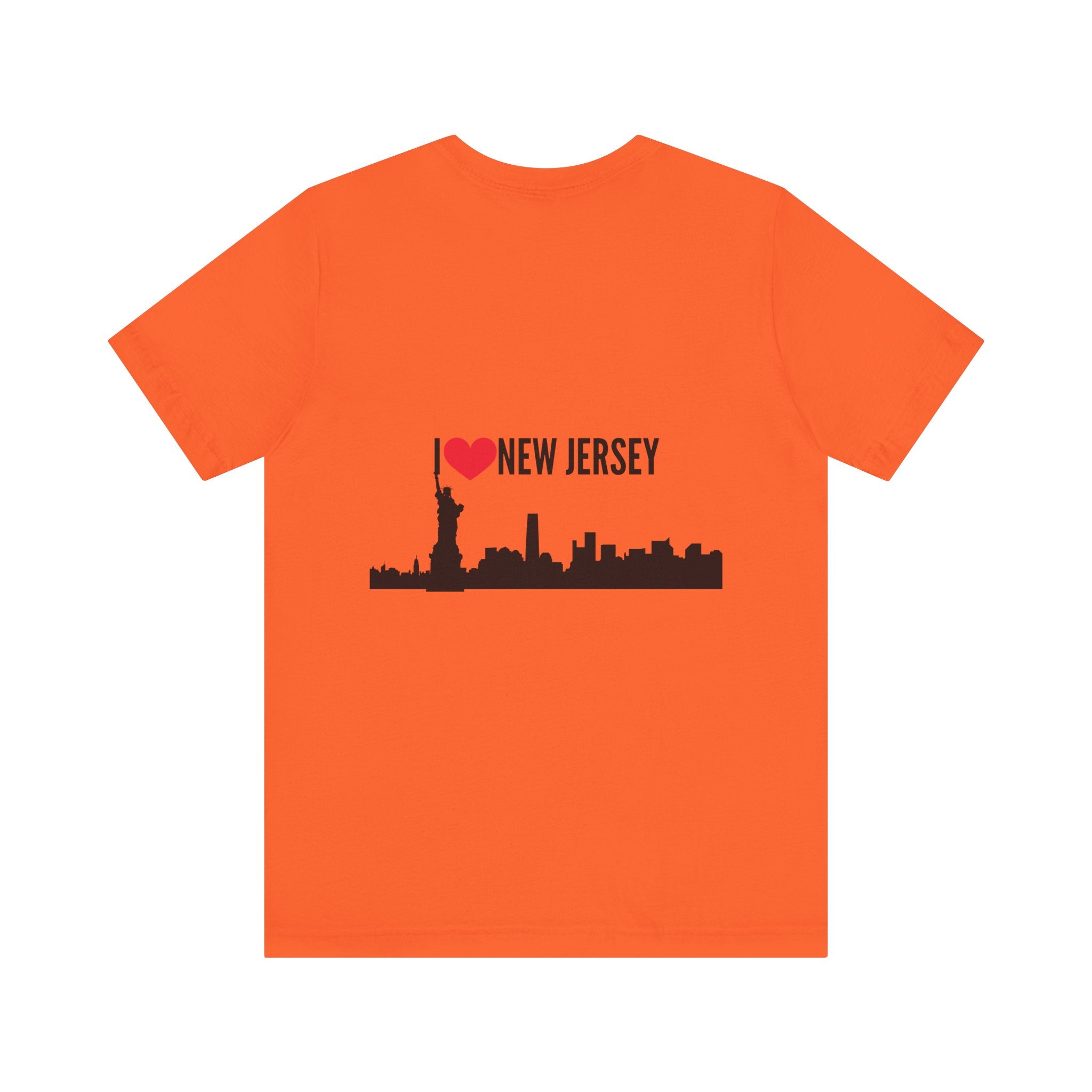 I Love New Jersey Tee - Casual T-Shirt for NJ Lovers, Perfect for Gifts, Travel, Festivals, Everyday Wear and Souvenirs