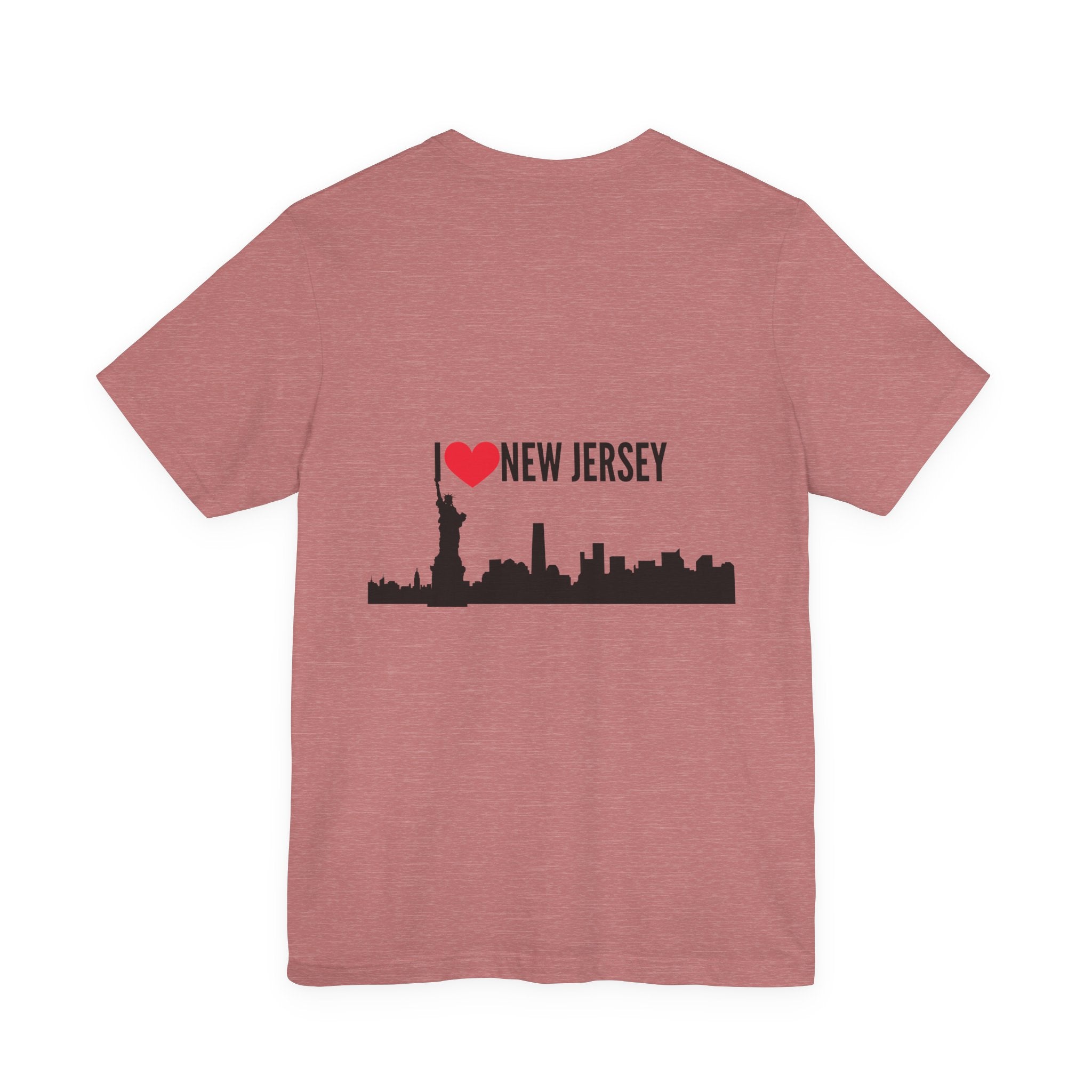 I Love New Jersey Tee - Casual T-Shirt for NJ Lovers, Perfect for Gifts, Travel, Festivals, Everyday Wear and Souvenirs