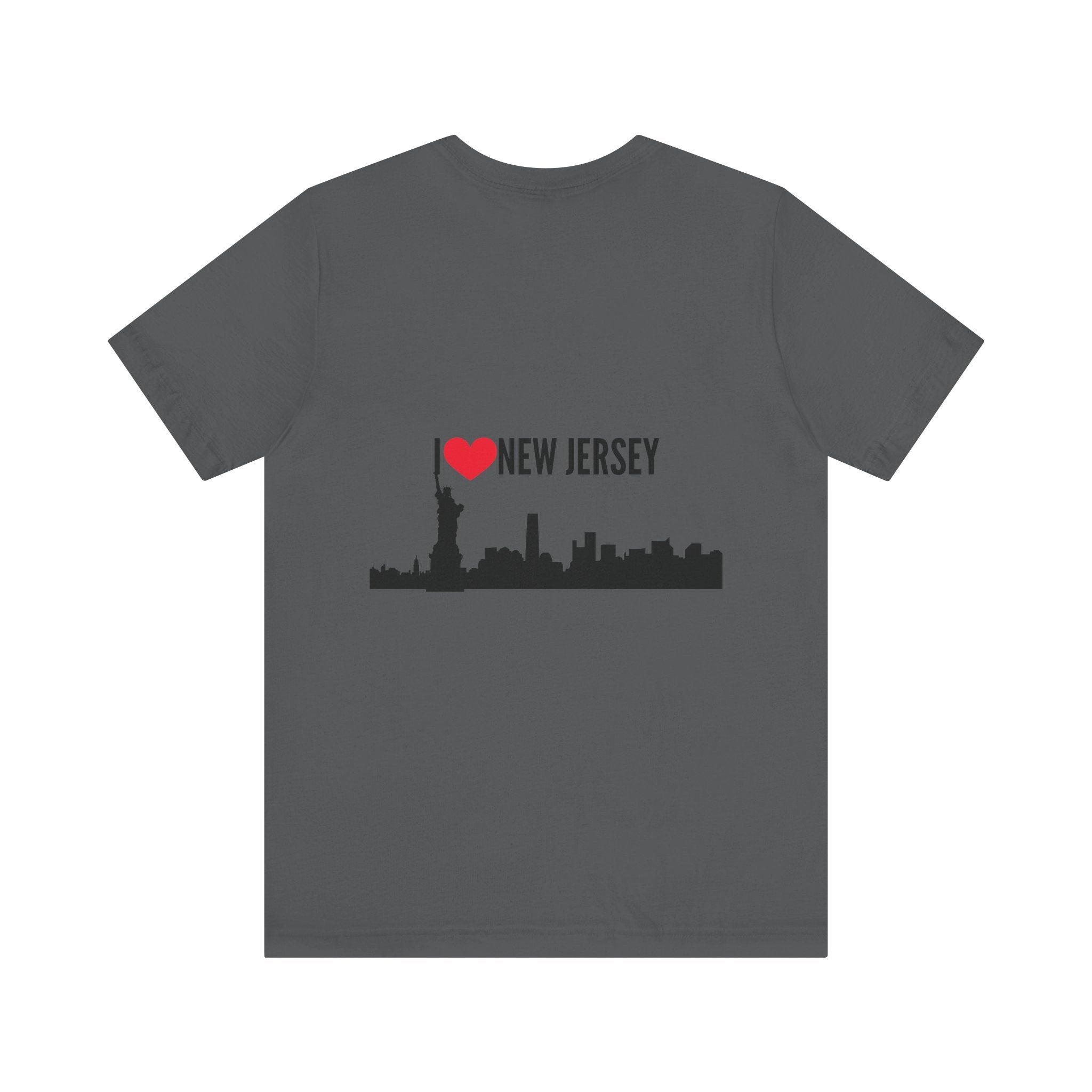 I Love New Jersey Tee - Casual T-Shirt for NJ Lovers, Perfect for Gifts, Travel, Festivals, Everyday Wear and Souvenirs