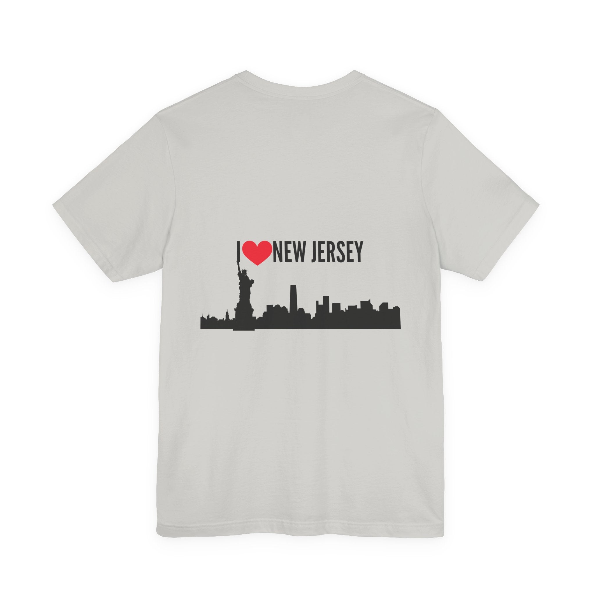 I Love New Jersey Tee - Casual T-Shirt for NJ Lovers, Perfect for Gifts, Travel, Festivals, Everyday Wear and Souvenirs