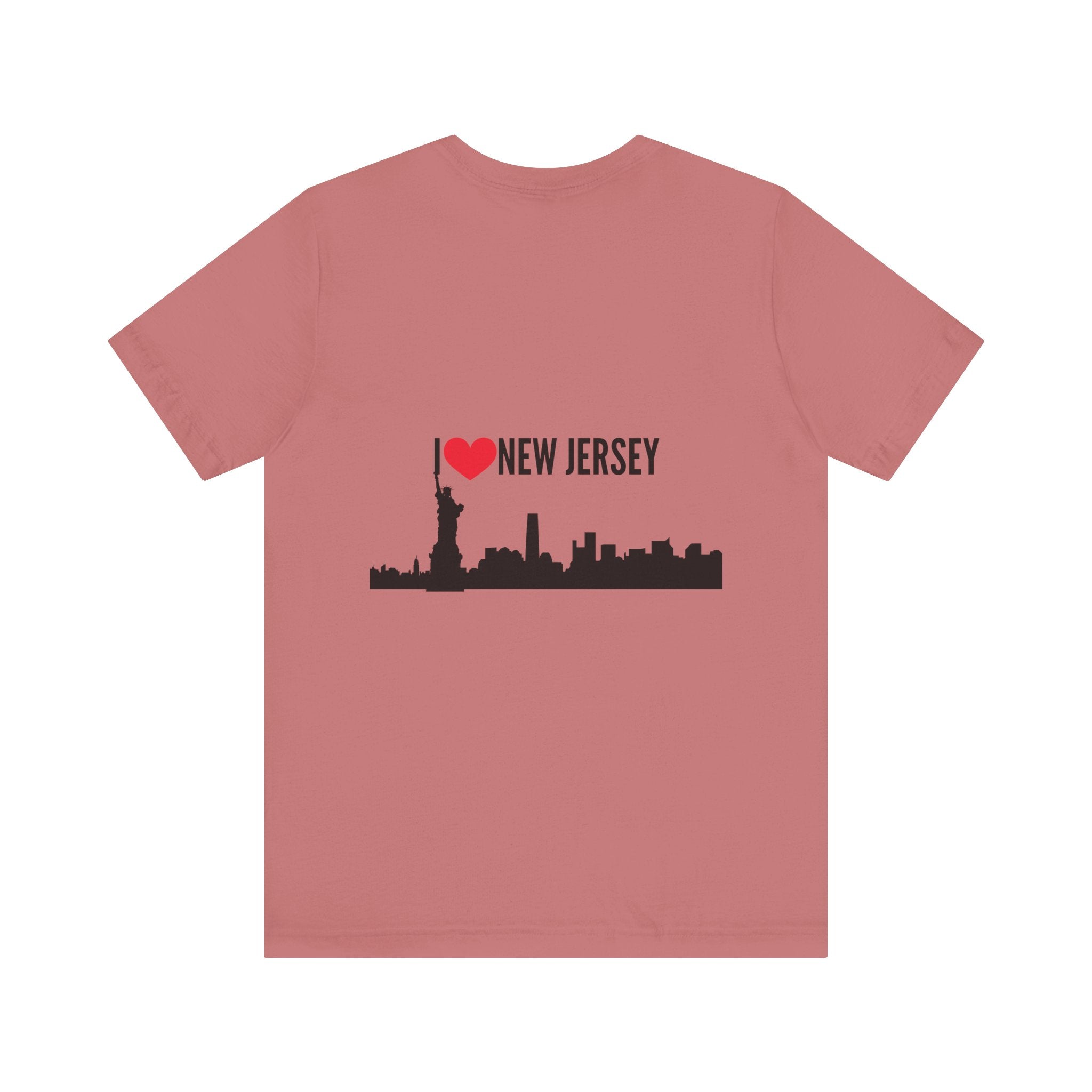 I Love New Jersey Tee - Casual T-Shirt for NJ Lovers, Perfect for Gifts, Travel, Festivals, Everyday Wear and Souvenirs