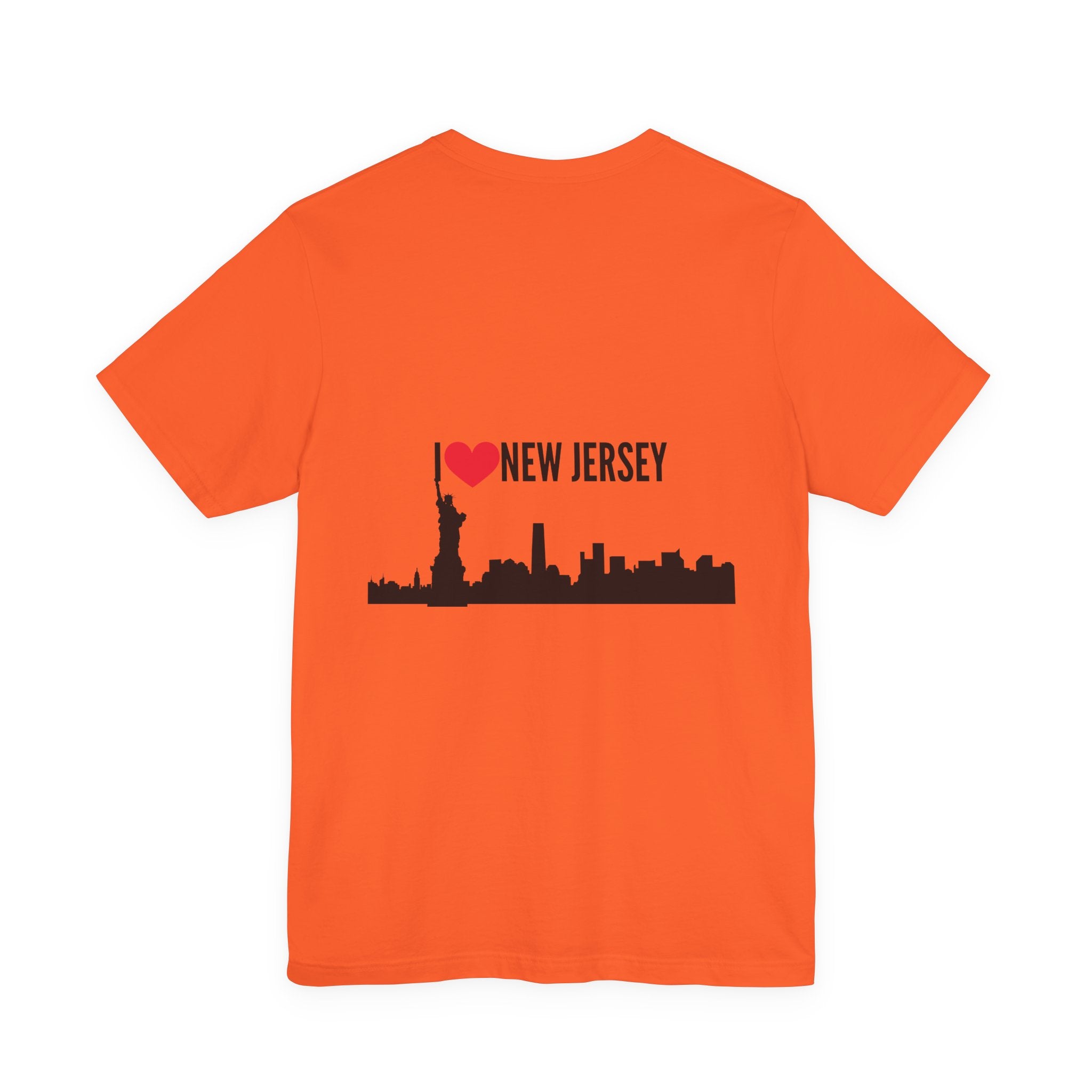 I Love New Jersey Tee - Casual T-Shirt for NJ Lovers, Perfect for Gifts, Travel, Festivals, Everyday Wear and Souvenirs