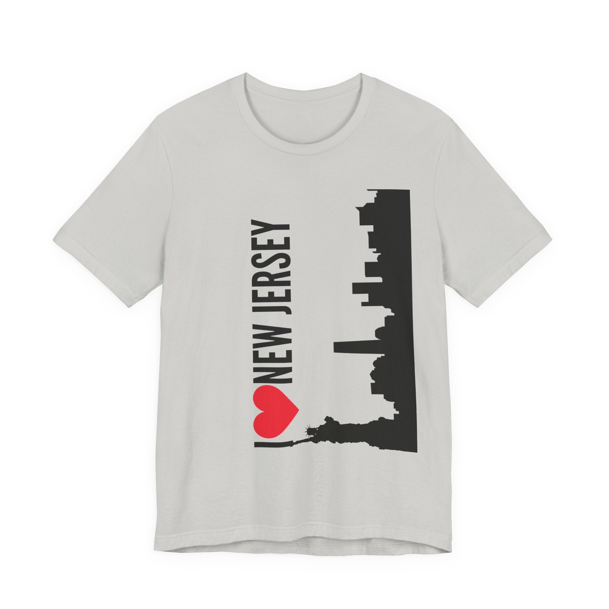 I Love New Jersey Tee - Casual T-Shirt for NJ Lovers, Perfect for Gifts, Travel, Festivals, Everyday Wear and Souvenirs