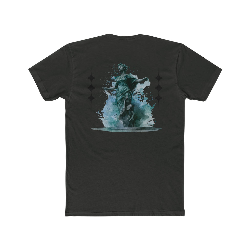 Artistic Unisex Cotton Crew Tee - Vintage Inspired Graphic T-Shirt, Casual Wear, Gift for Art Lovers, Stylish Everyday Tee, Unique Design