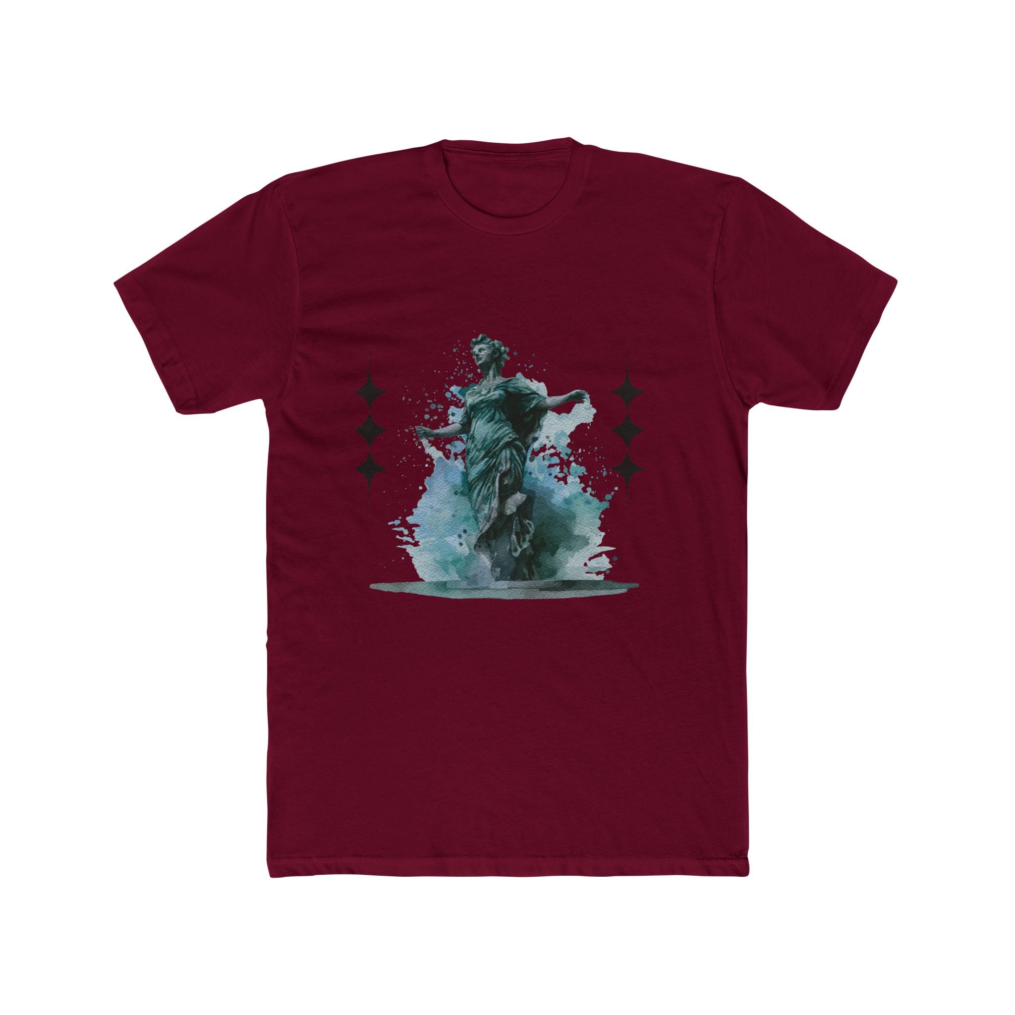 Artistic Unisex Cotton Crew Tee - Vintage Inspired Graphic T-Shirt, Casual Wear, Gift for Art Lovers, Stylish Everyday Tee, Unique Design