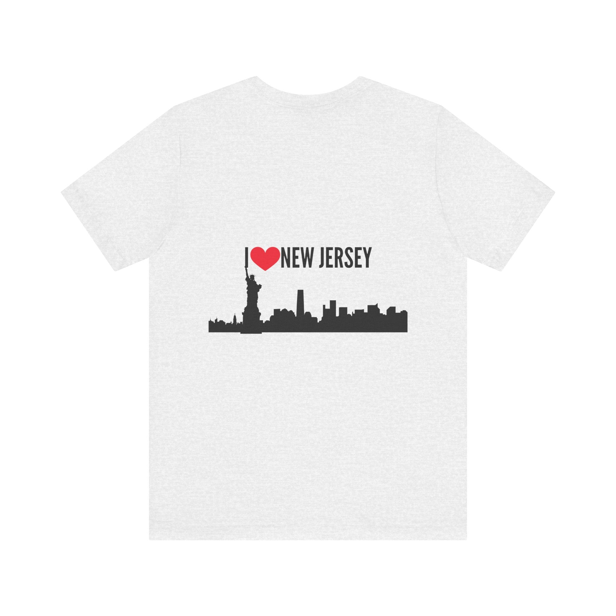 I Love New Jersey Tee - Casual T-Shirt for NJ Lovers, Perfect for Gifts, Travel, Festivals, Everyday Wear and Souvenirs