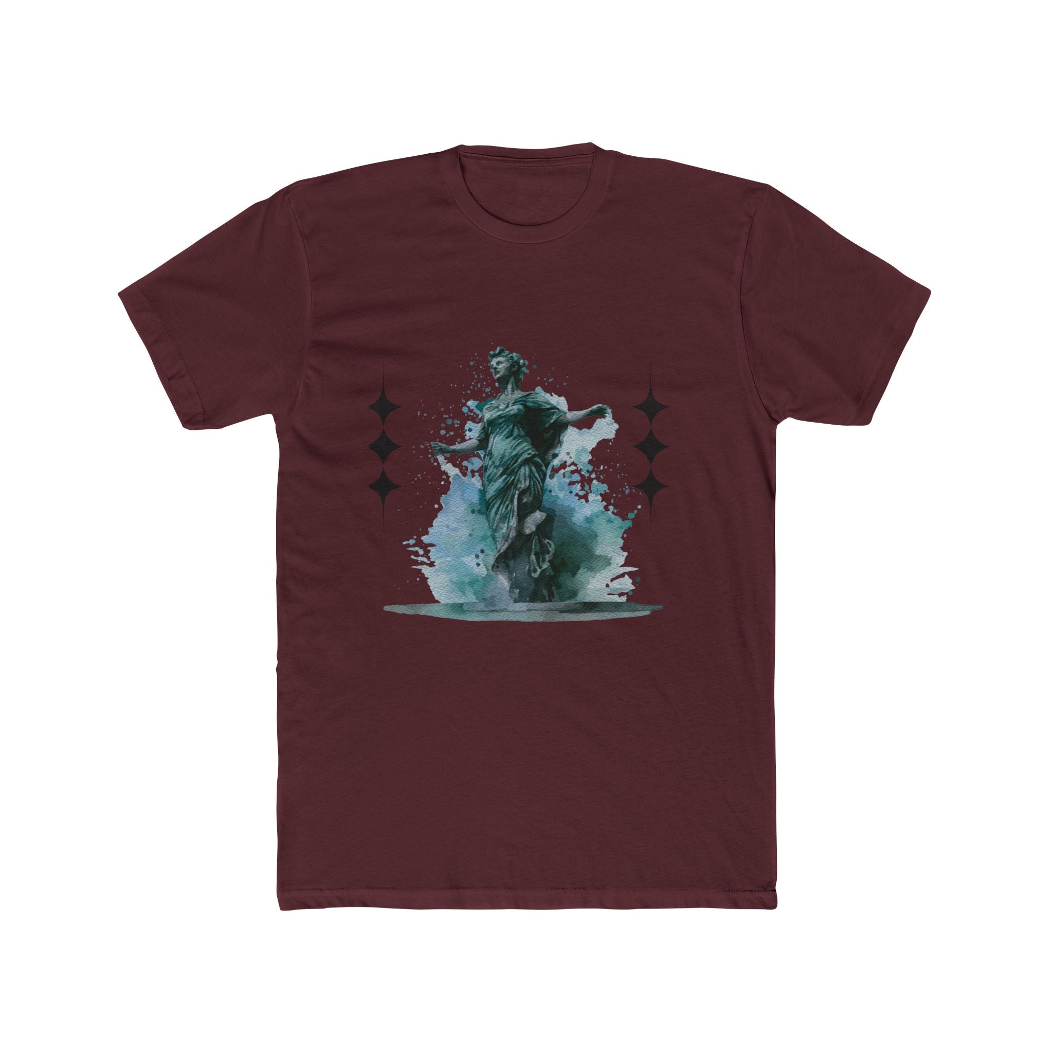 Artistic Unisex Cotton Crew Tee - Vintage Inspired Graphic T-Shirt, Casual Wear, Gift for Art Lovers, Stylish Everyday Tee, Unique Design