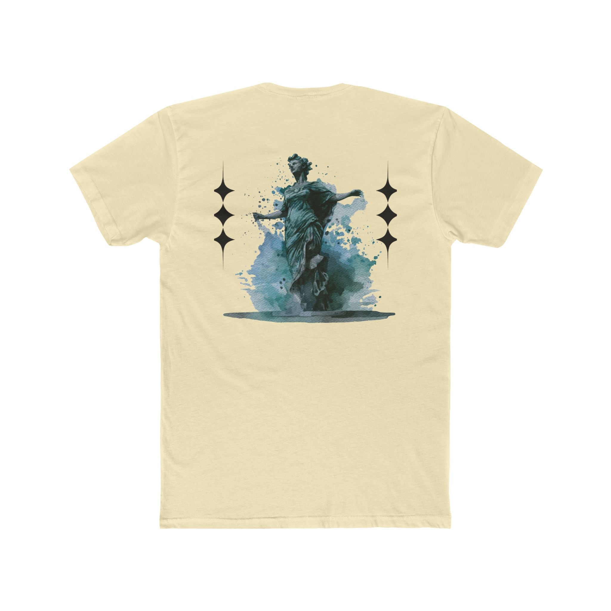 Artistic Unisex Cotton Crew Tee - Vintage Inspired Graphic T-Shirt, Casual Wear, Gift for Art Lovers, Stylish Everyday Tee, Unique Design