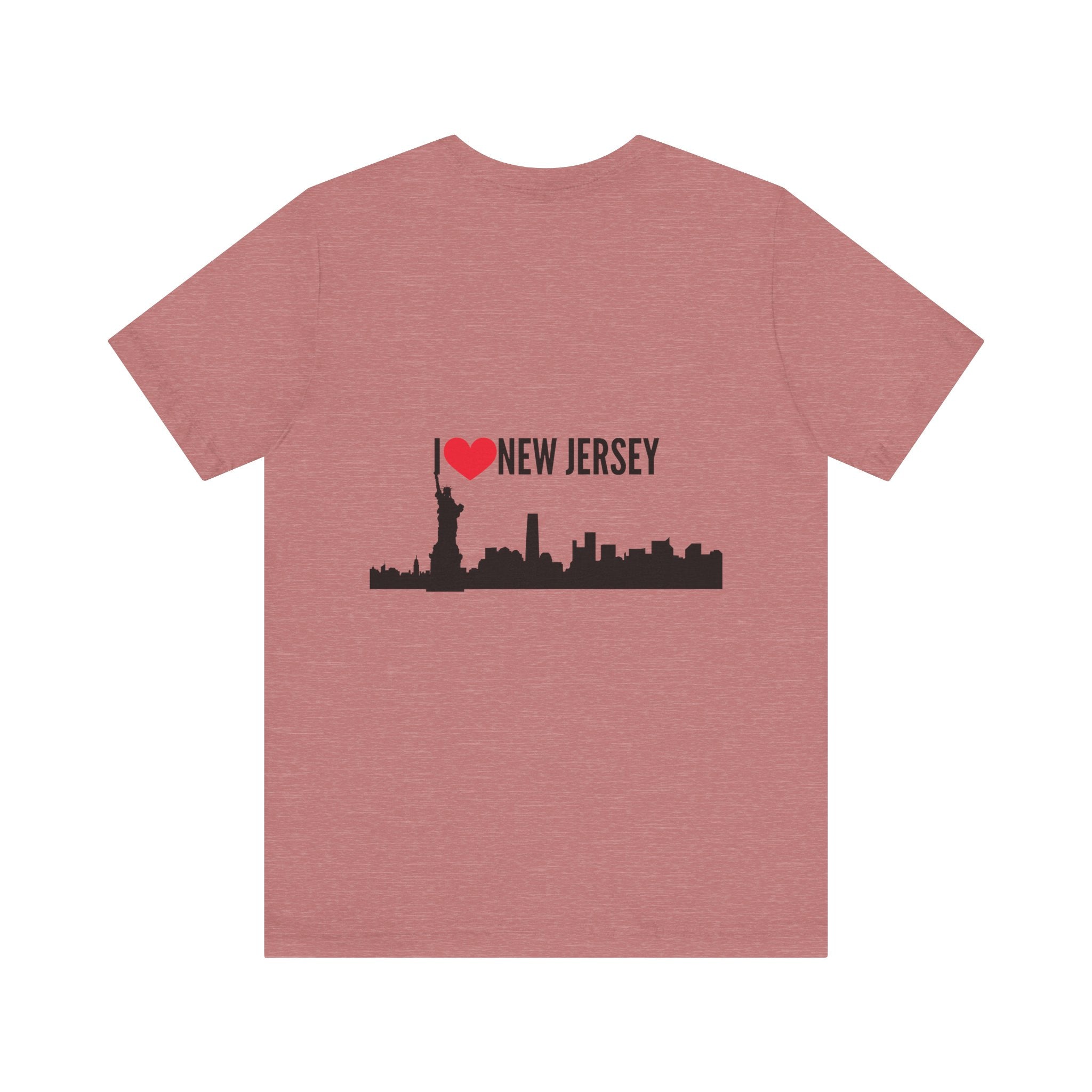 I Love New Jersey Tee - Casual T-Shirt for NJ Lovers, Perfect for Gifts, Travel, Festivals, Everyday Wear and Souvenirs