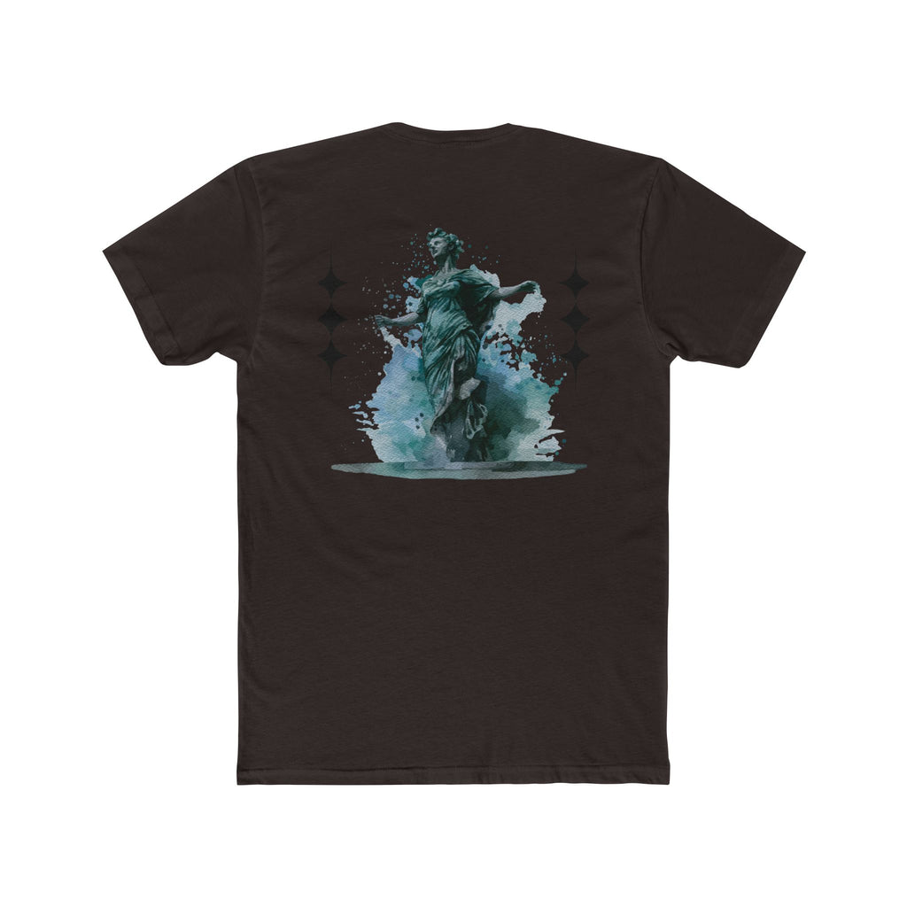 Artistic Unisex Cotton Crew Tee - Vintage Inspired Graphic T-Shirt, Casual Wear, Gift for Art Lovers, Stylish Everyday Tee, Unique Design