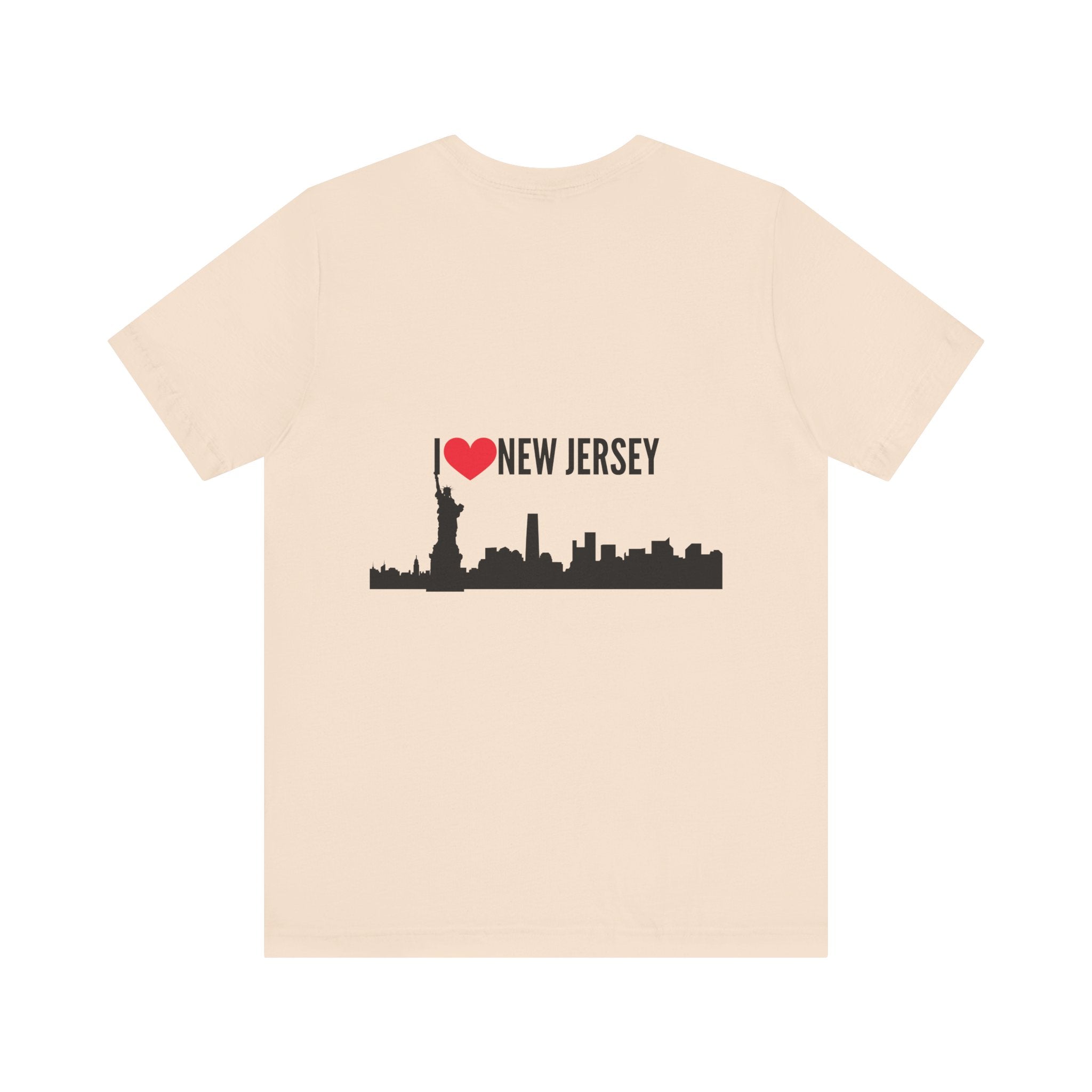 I Love New Jersey Tee - Casual T-Shirt for NJ Lovers, Perfect for Gifts, Travel, Festivals, Everyday Wear and Souvenirs