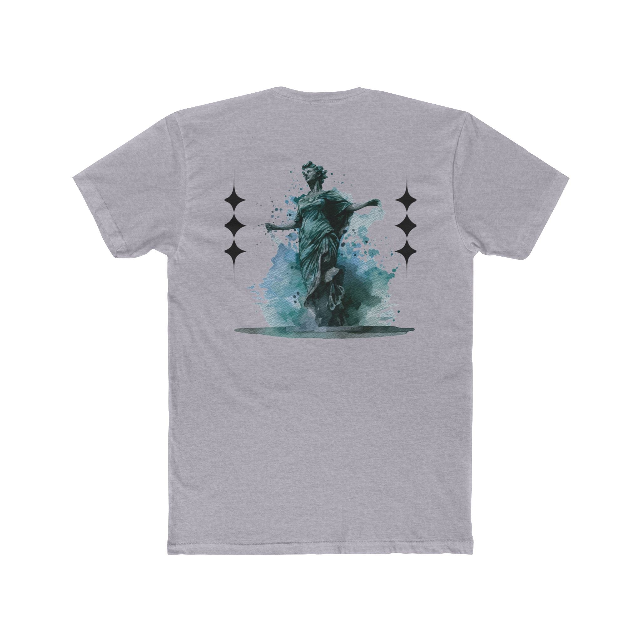 Artistic Unisex Cotton Crew Tee - Vintage Inspired Graphic T-Shirt, Casual Wear, Gift for Art Lovers, Stylish Everyday Tee, Unique Design