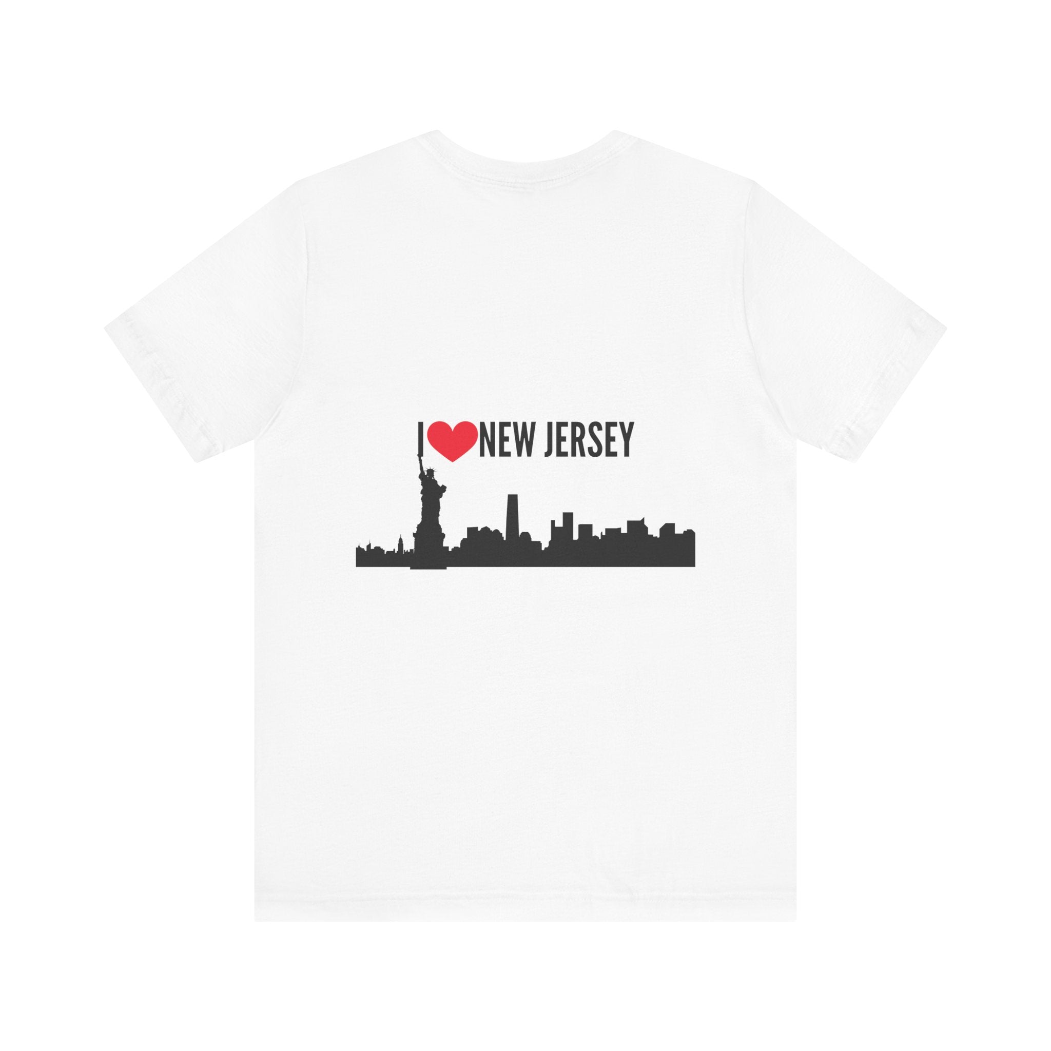 I Love New Jersey Tee - Casual T-Shirt for NJ Lovers, Perfect for Gifts, Travel, Festivals, Everyday Wear and Souvenirs