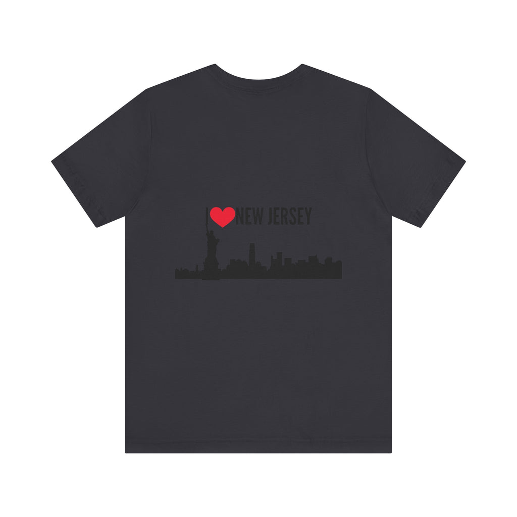 I Love New Jersey Tee - Casual T-Shirt for NJ Lovers, Perfect for Gifts, Travel, Festivals, Everyday Wear and Souvenirs