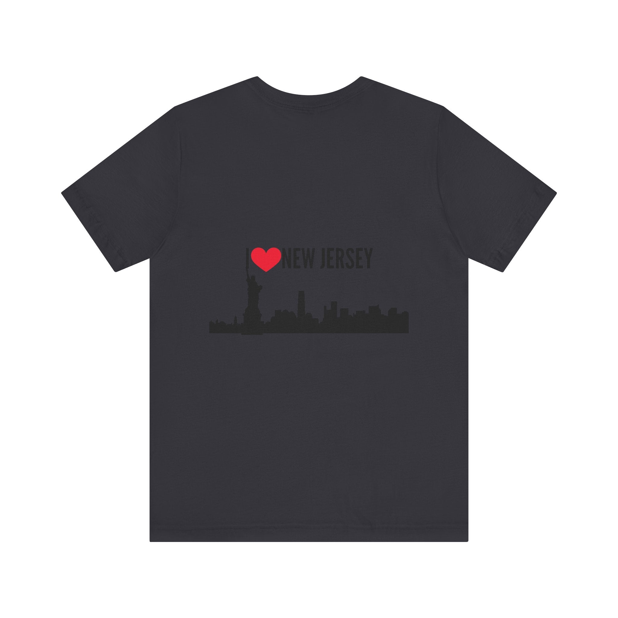 I Love New Jersey Tee - Casual T-Shirt for NJ Lovers, Perfect for Gifts, Travel, Festivals, Everyday Wear and Souvenirs