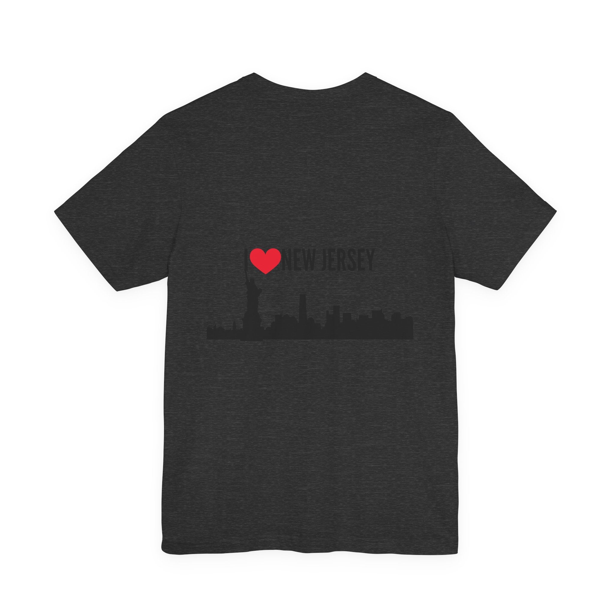 I Love New Jersey Tee - Casual T-Shirt for NJ Lovers, Perfect for Gifts, Travel, Festivals, Everyday Wear and Souvenirs