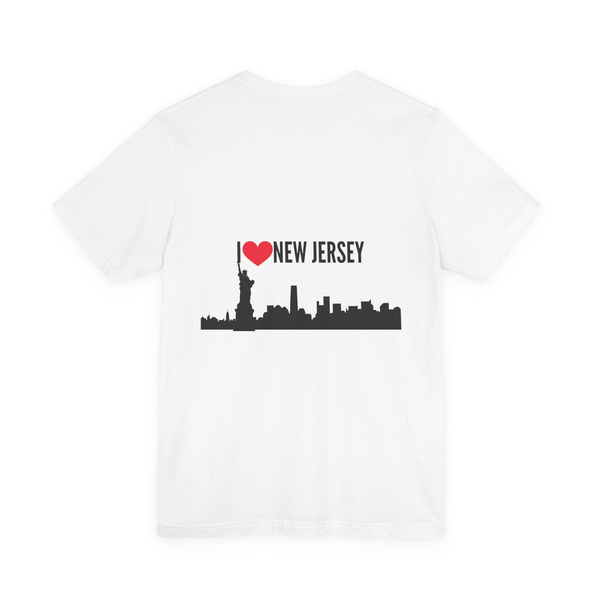 I Love New Jersey Tee - Casual T-Shirt for NJ Lovers, Perfect for Gifts, Travel, Festivals, Everyday Wear and Souvenirs