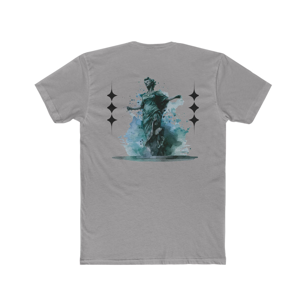 Artistic Unisex Cotton Crew Tee - Vintage Inspired Graphic T-Shirt, Casual Wear, Gift for Art Lovers, Stylish Everyday Tee, Unique Design