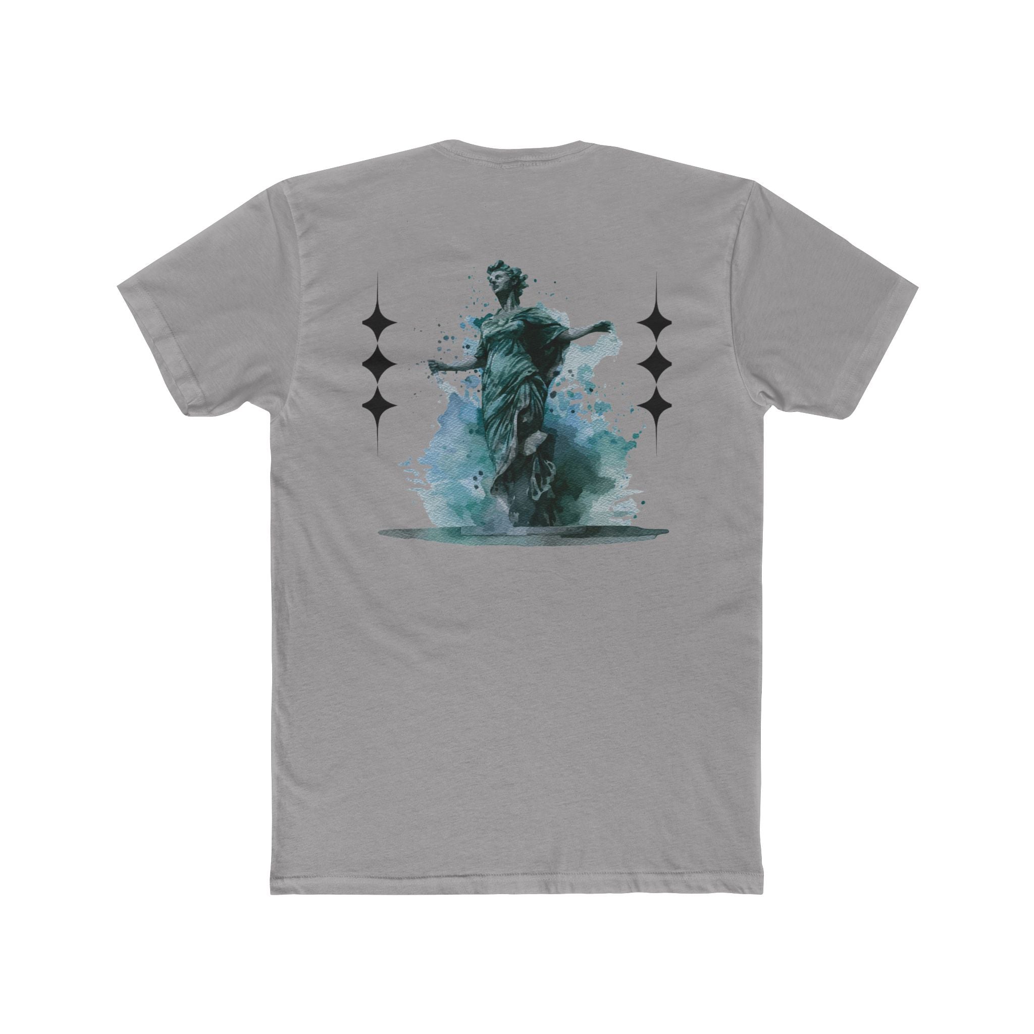 Artistic Unisex Cotton Crew Tee - Vintage Inspired Graphic T-Shirt, Casual Wear, Gift for Art Lovers, Stylish Everyday Tee, Unique Design