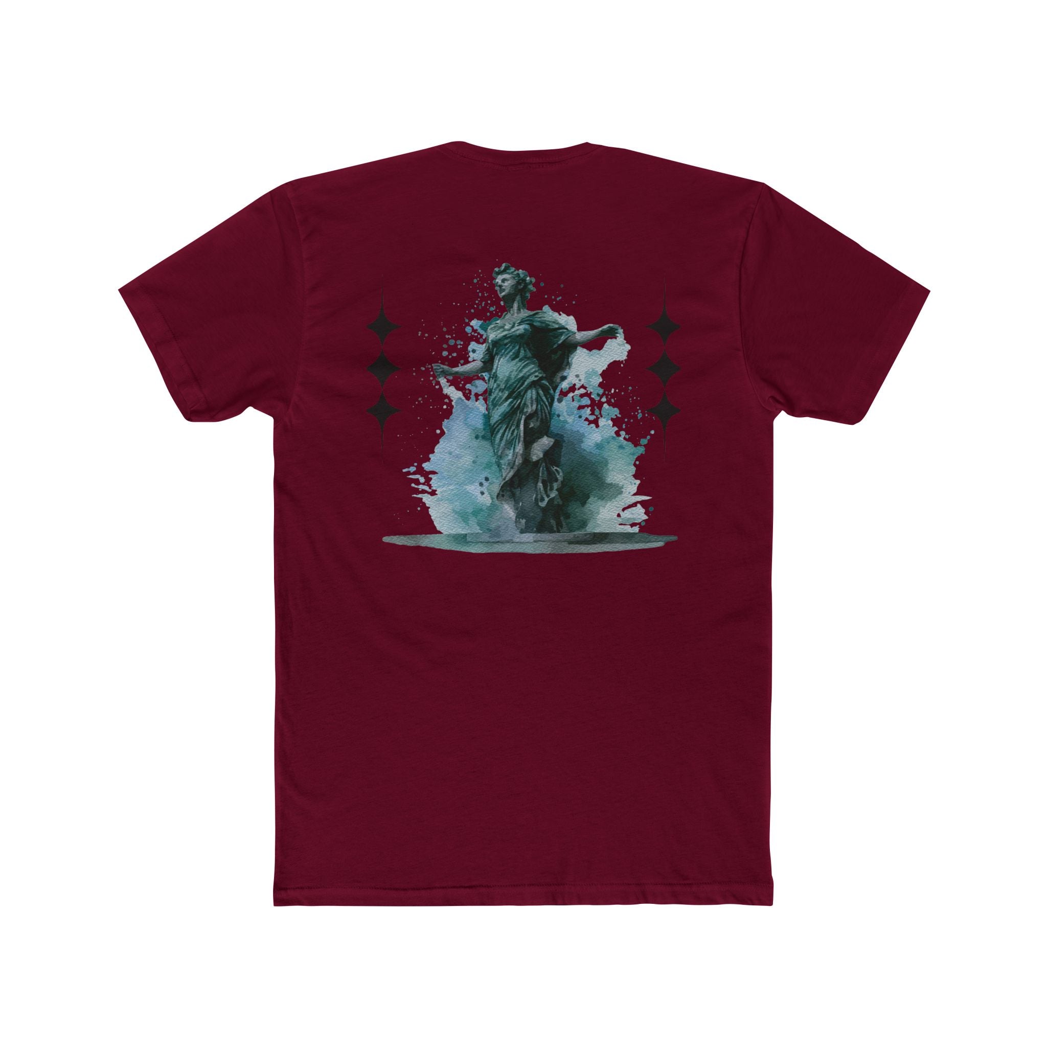 Artistic Unisex Cotton Crew Tee - Vintage Inspired Graphic T-Shirt, Casual Wear, Gift for Art Lovers, Stylish Everyday Tee, Unique Design