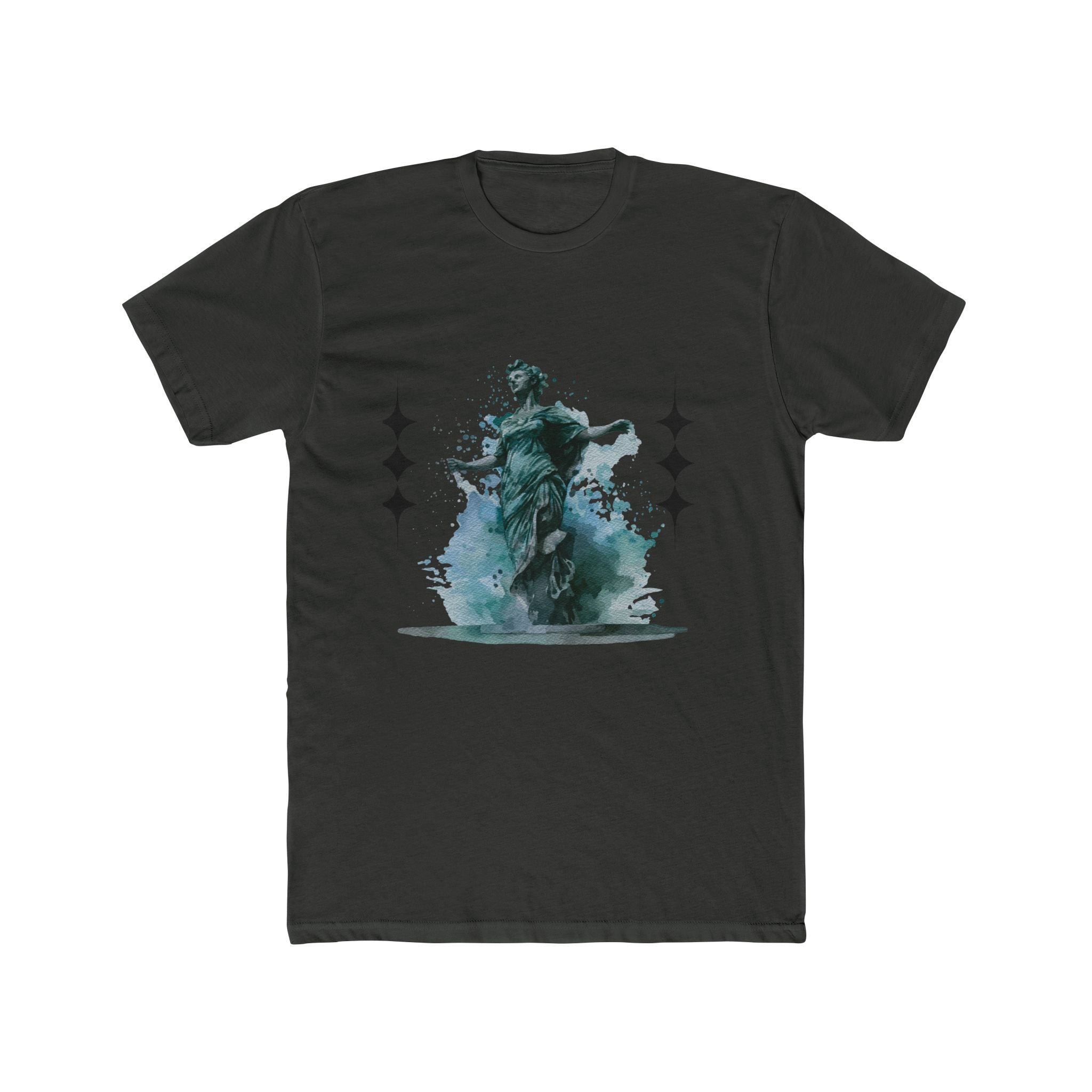 Artistic Unisex Cotton Crew Tee - Vintage Inspired Graphic T-Shirt, Casual Wear, Gift for Art Lovers, Stylish Everyday Tee, Unique Design