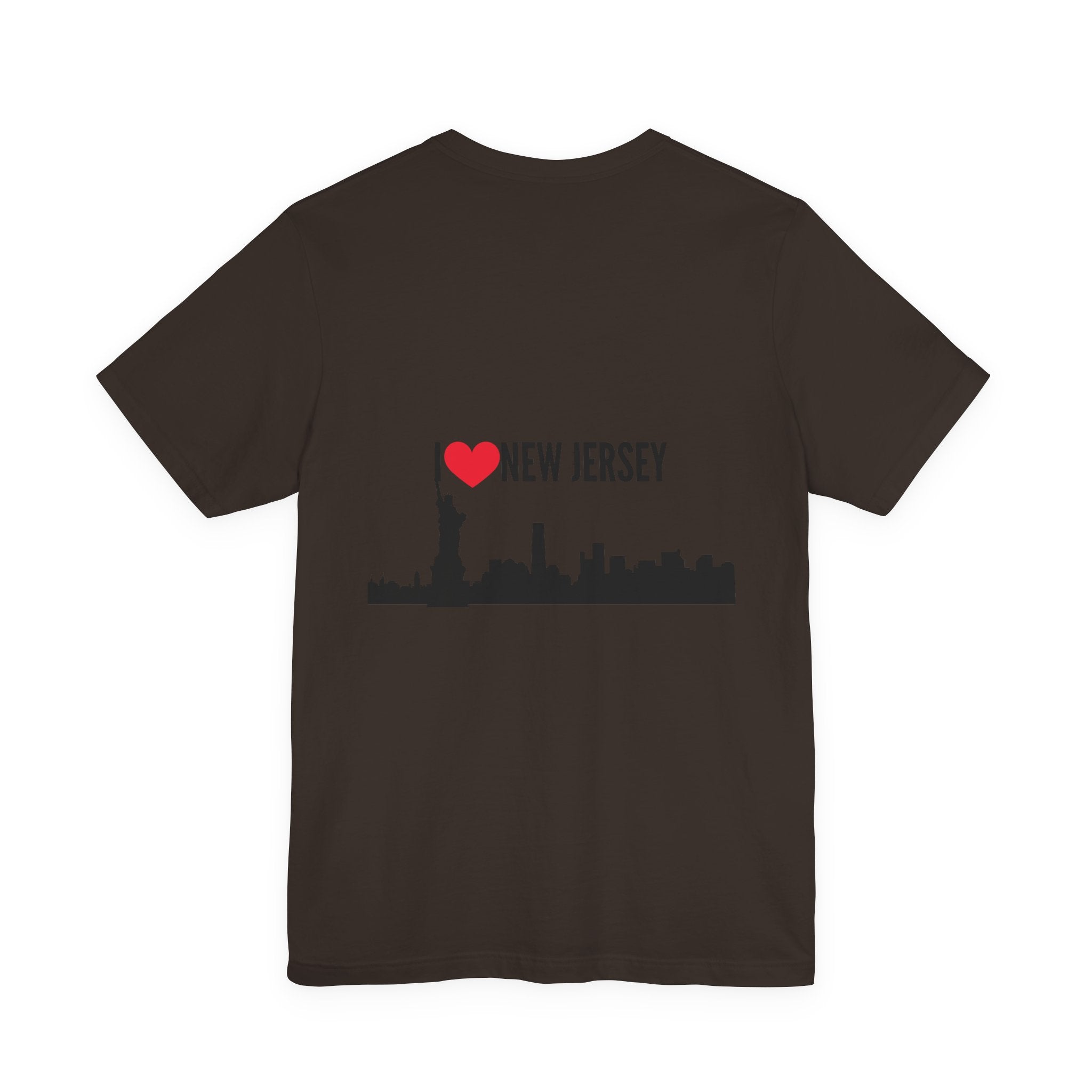 I Love New Jersey Tee - Casual T-Shirt for NJ Lovers, Perfect for Gifts, Travel, Festivals, Everyday Wear and Souvenirs