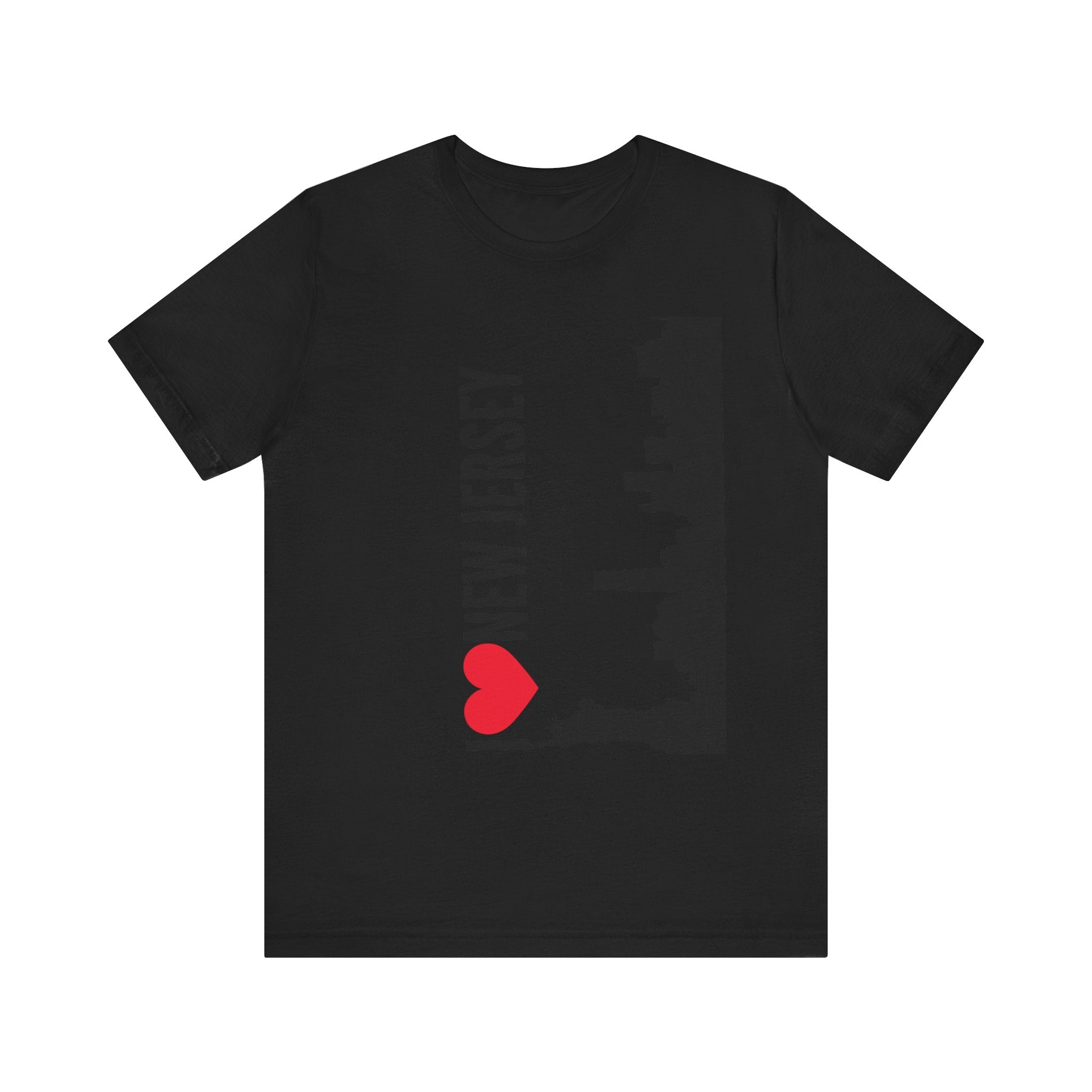 I Love New Jersey Tee - Casual T-Shirt for NJ Lovers, Perfect for Gifts, Travel, Festivals, Everyday Wear and Souvenirs