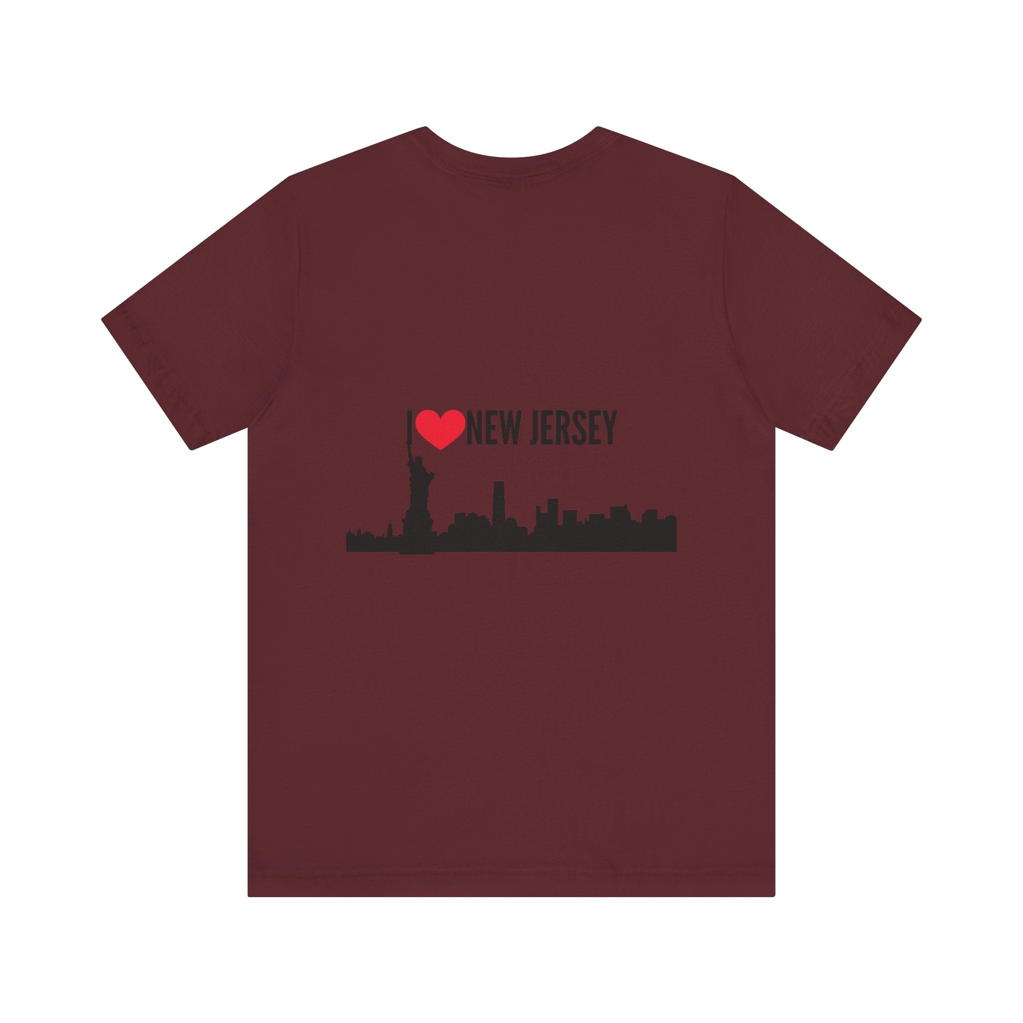 I Love New Jersey Tee - Casual T-Shirt for NJ Lovers, Perfect for Gifts, Travel, Festivals, Everyday Wear and Souvenirs