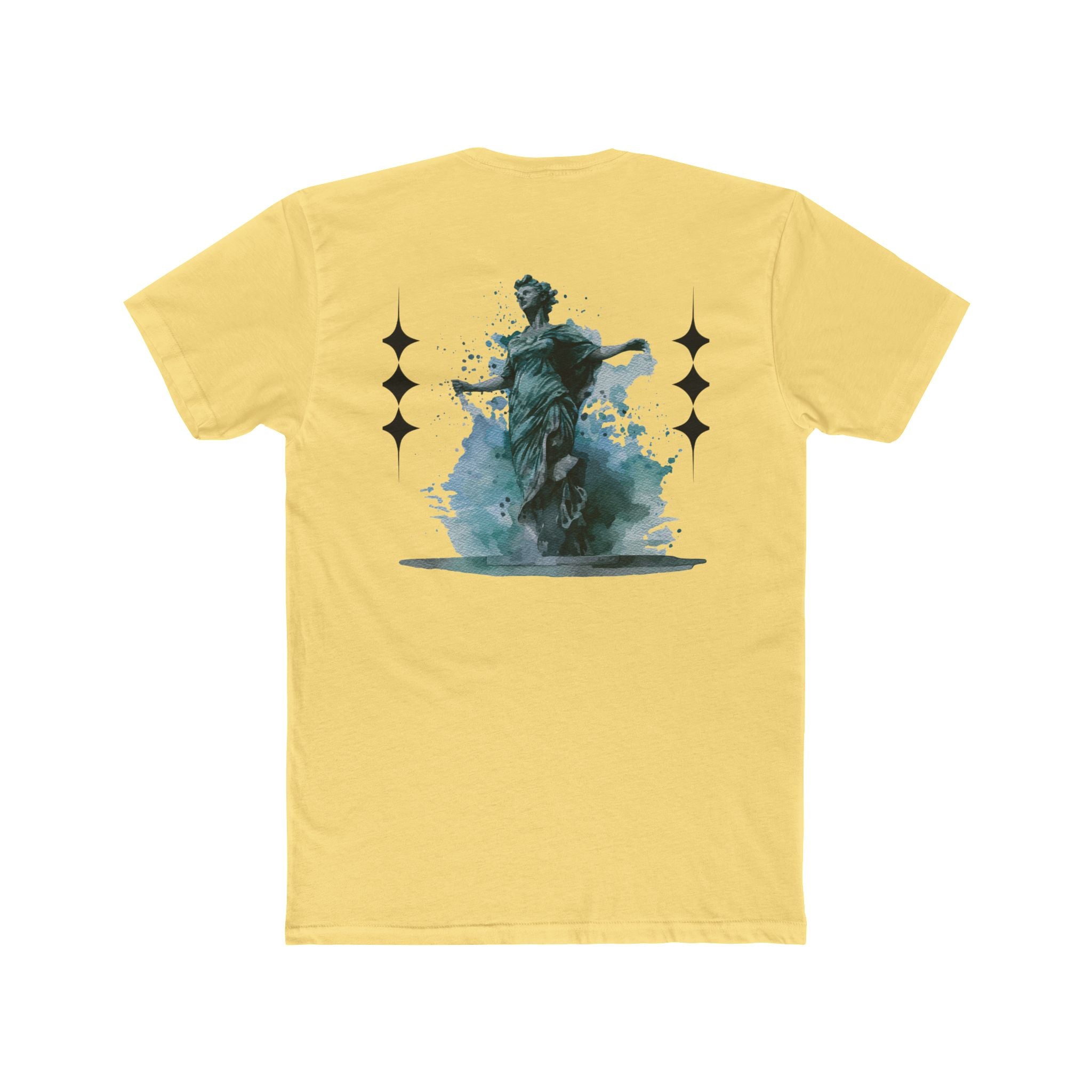 Artistic Unisex Cotton Crew Tee - Vintage Inspired Graphic T-Shirt, Casual Wear, Gift for Art Lovers, Stylish Everyday Tee, Unique Design