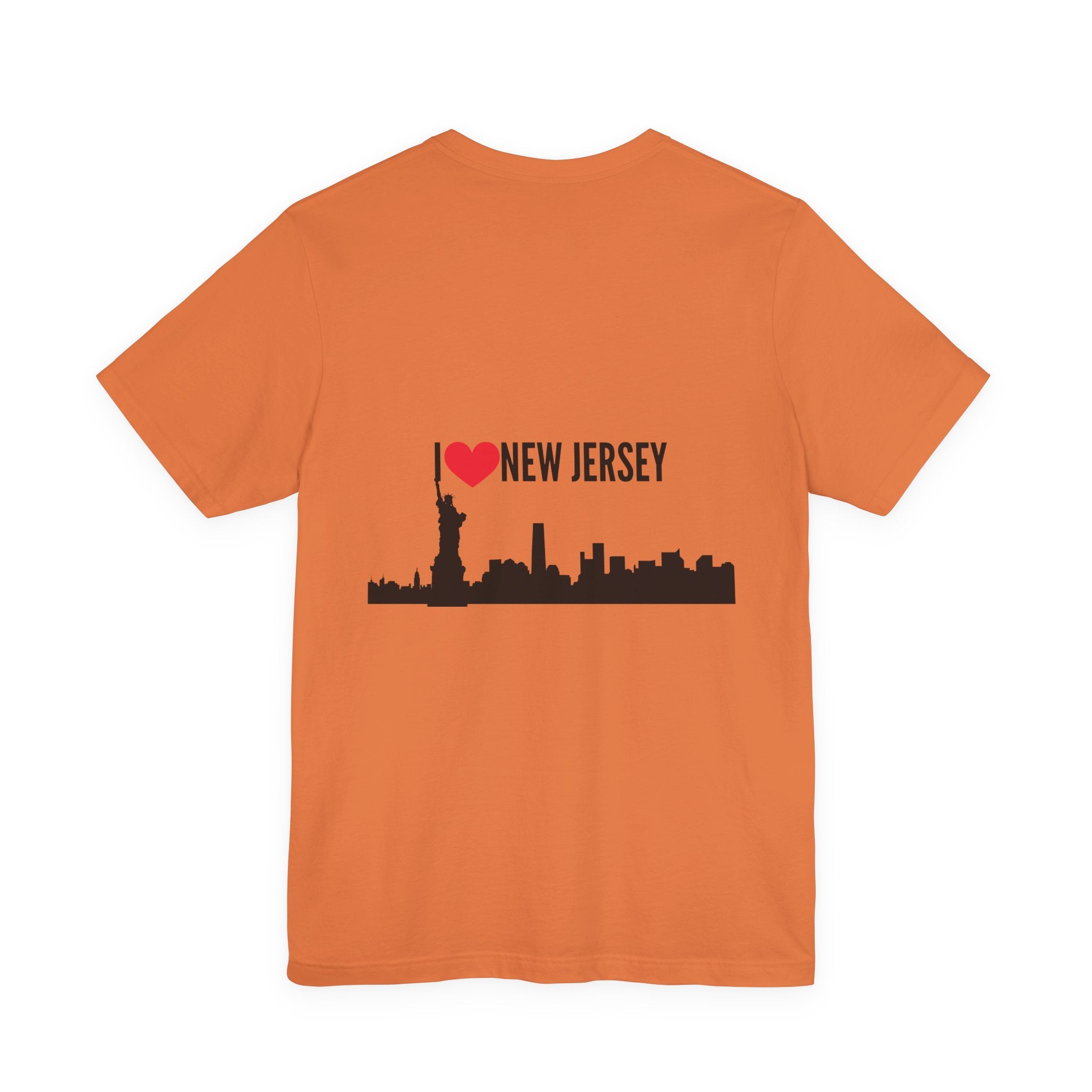 I Love New Jersey Tee - Casual T-Shirt for NJ Lovers, Perfect for Gifts, Travel, Festivals, Everyday Wear and Souvenirs
