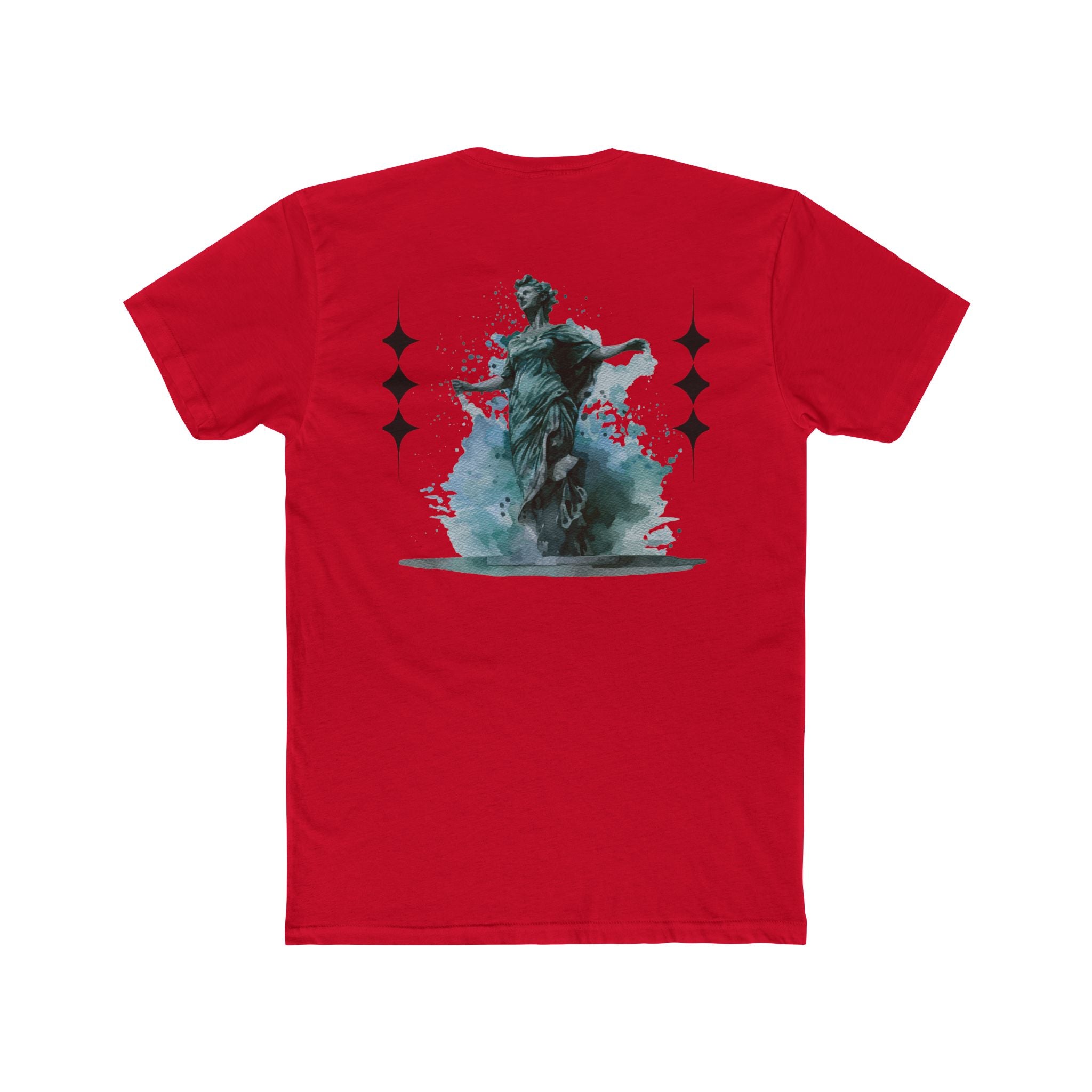Artistic Unisex Cotton Crew Tee - Vintage Inspired Graphic T-Shirt, Casual Wear, Gift for Art Lovers, Stylish Everyday Tee, Unique Design