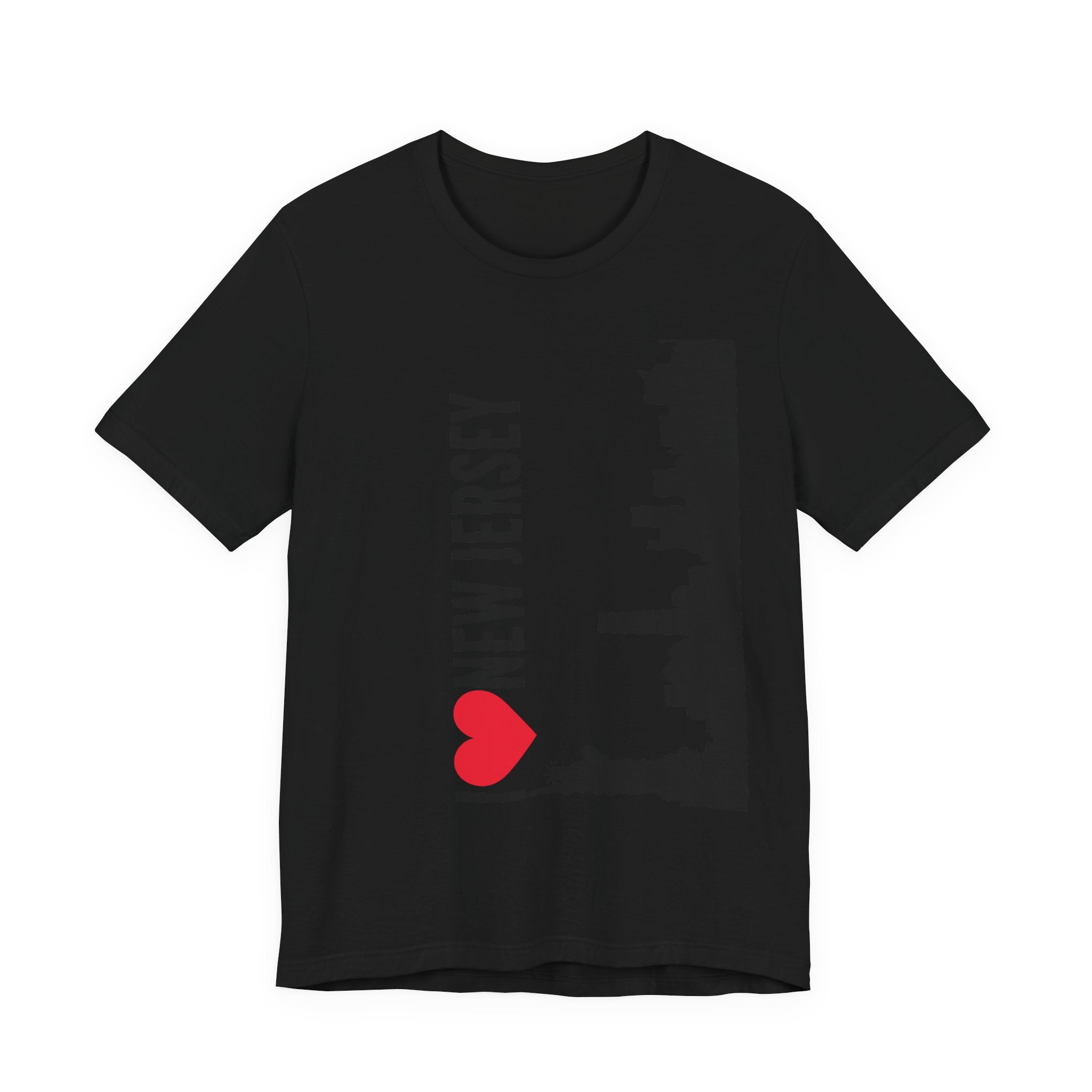 I Love New Jersey Tee - Casual T-Shirt for NJ Lovers, Perfect for Gifts, Travel, Festivals, Everyday Wear and Souvenirs