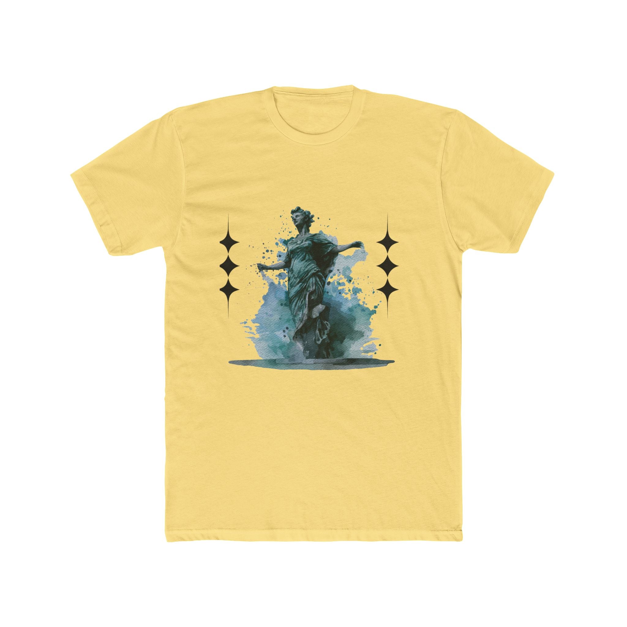 Artistic Unisex Cotton Crew Tee - Vintage Inspired Graphic T-Shirt, Casual Wear, Gift for Art Lovers, Stylish Everyday Tee, Unique Design