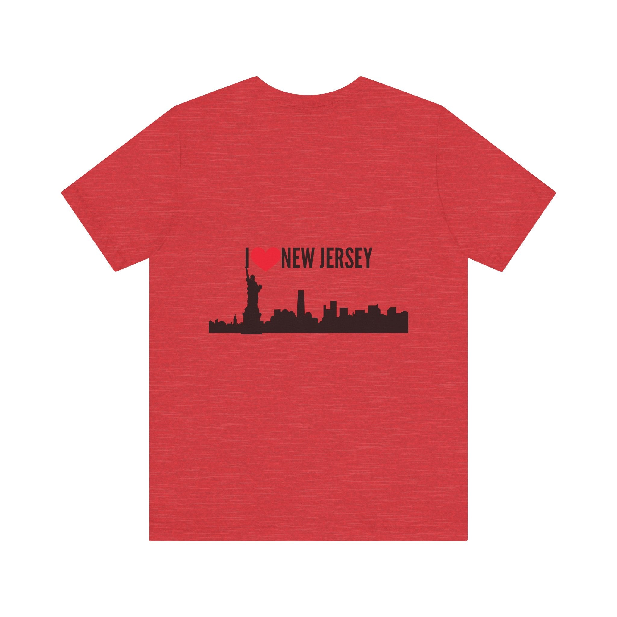 I Love New Jersey Tee - Casual T-Shirt for NJ Lovers, Perfect for Gifts, Travel, Festivals, Everyday Wear and Souvenirs